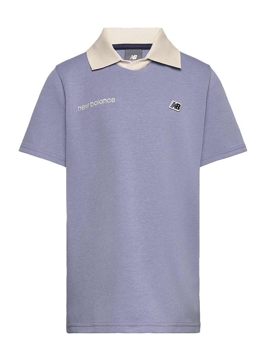 New Balance - NB Premium Badge Polo - kurzärmelig - dusk shower - 0