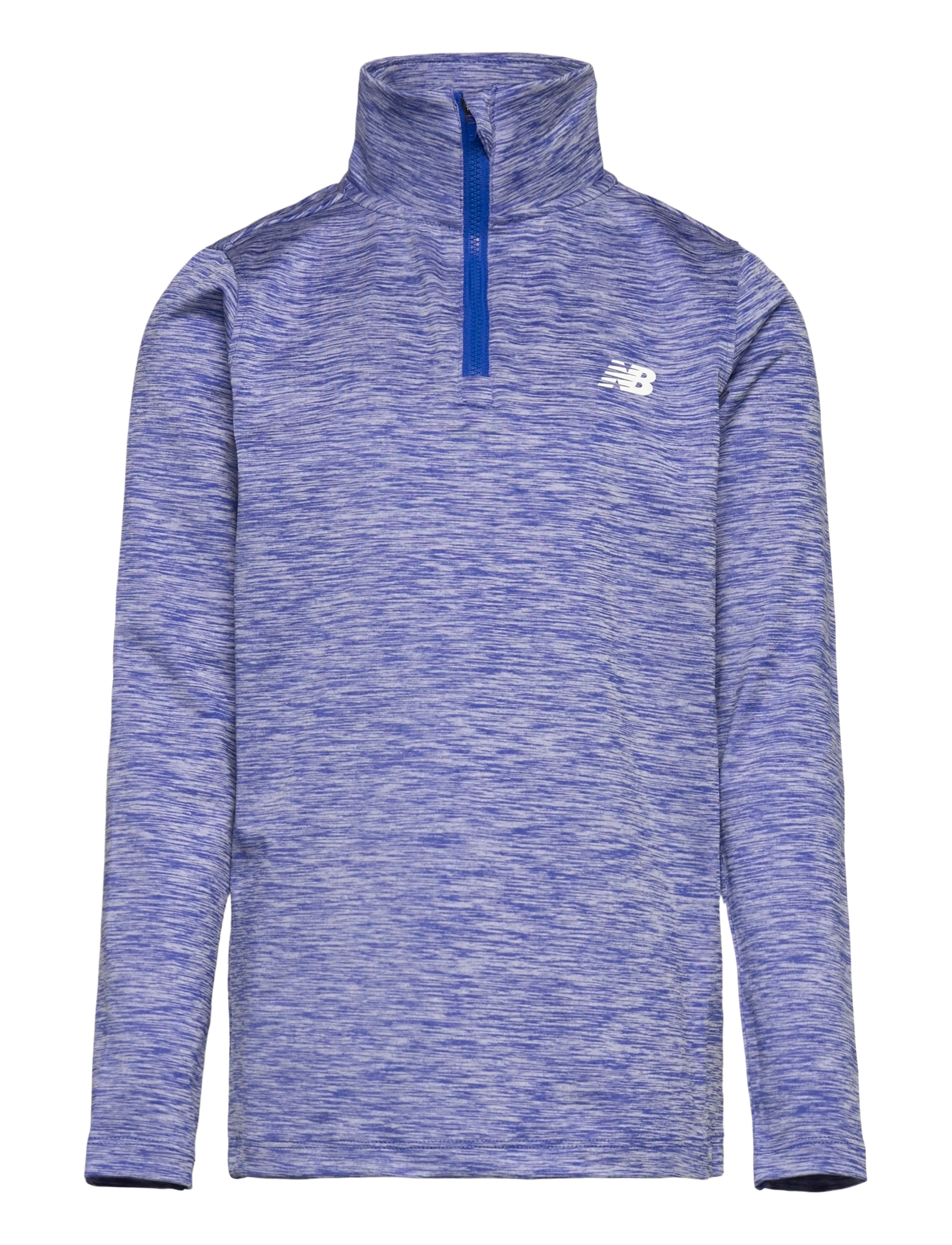 NEW BALANCE Nb Athletics Quarter Zip Funnel Blau - 152 - Kinder