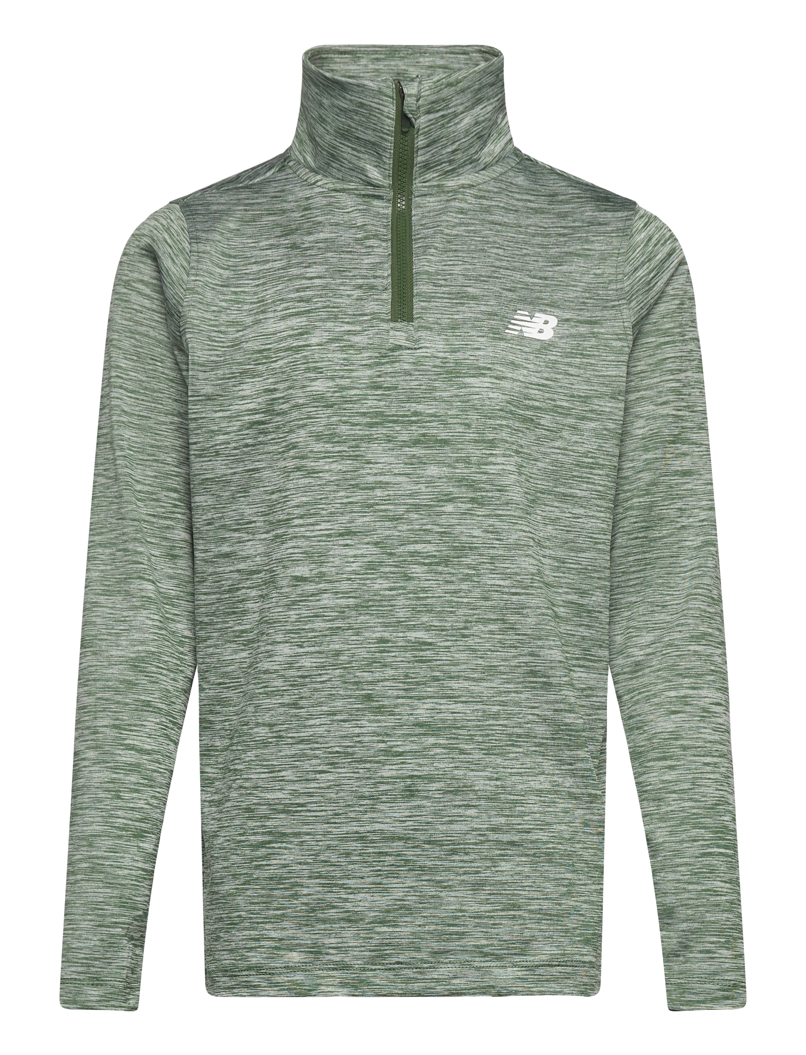 NEW BALANCE Nb Athletics Quarter Zip Funnel Grün - 122 - Kinder