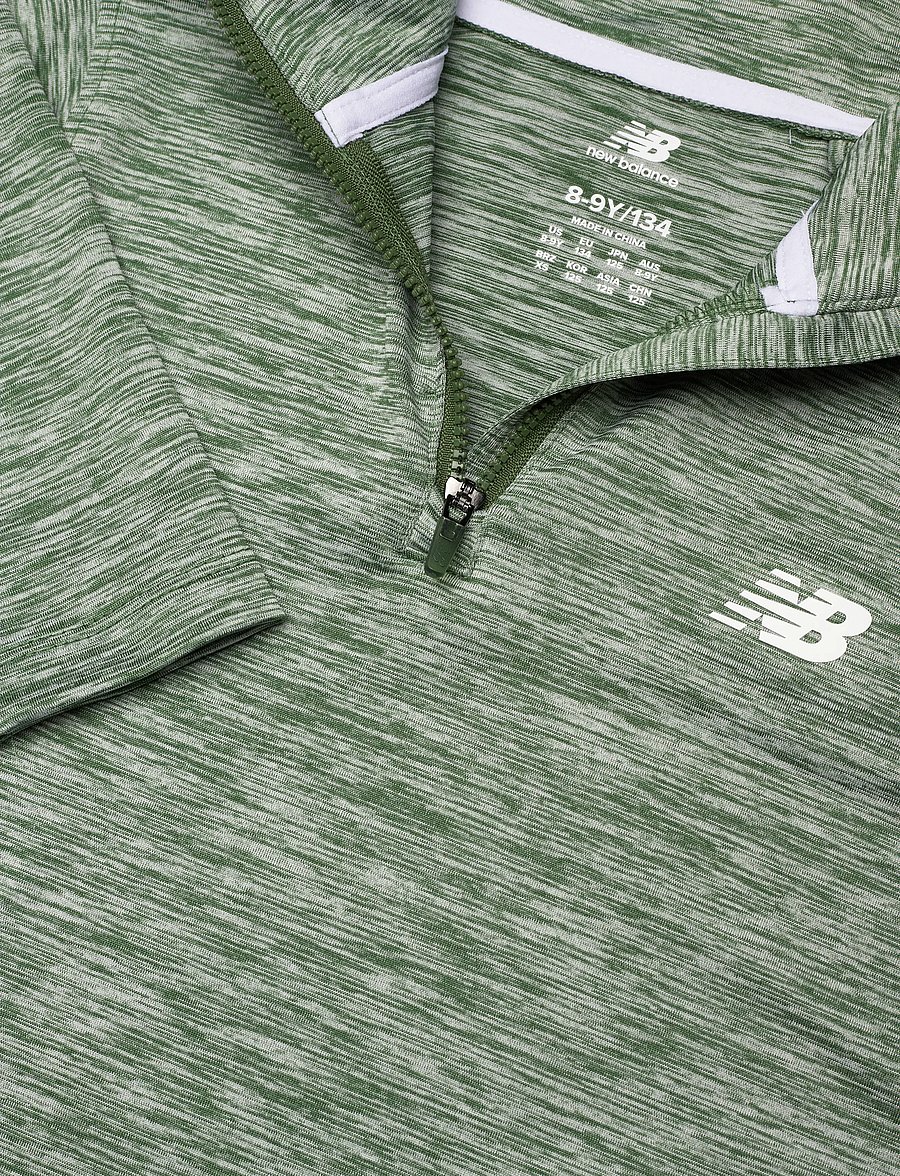 New Balance - NB Athletics Quarter Zip Funnel - sportstoppe - dark alpine green - 2