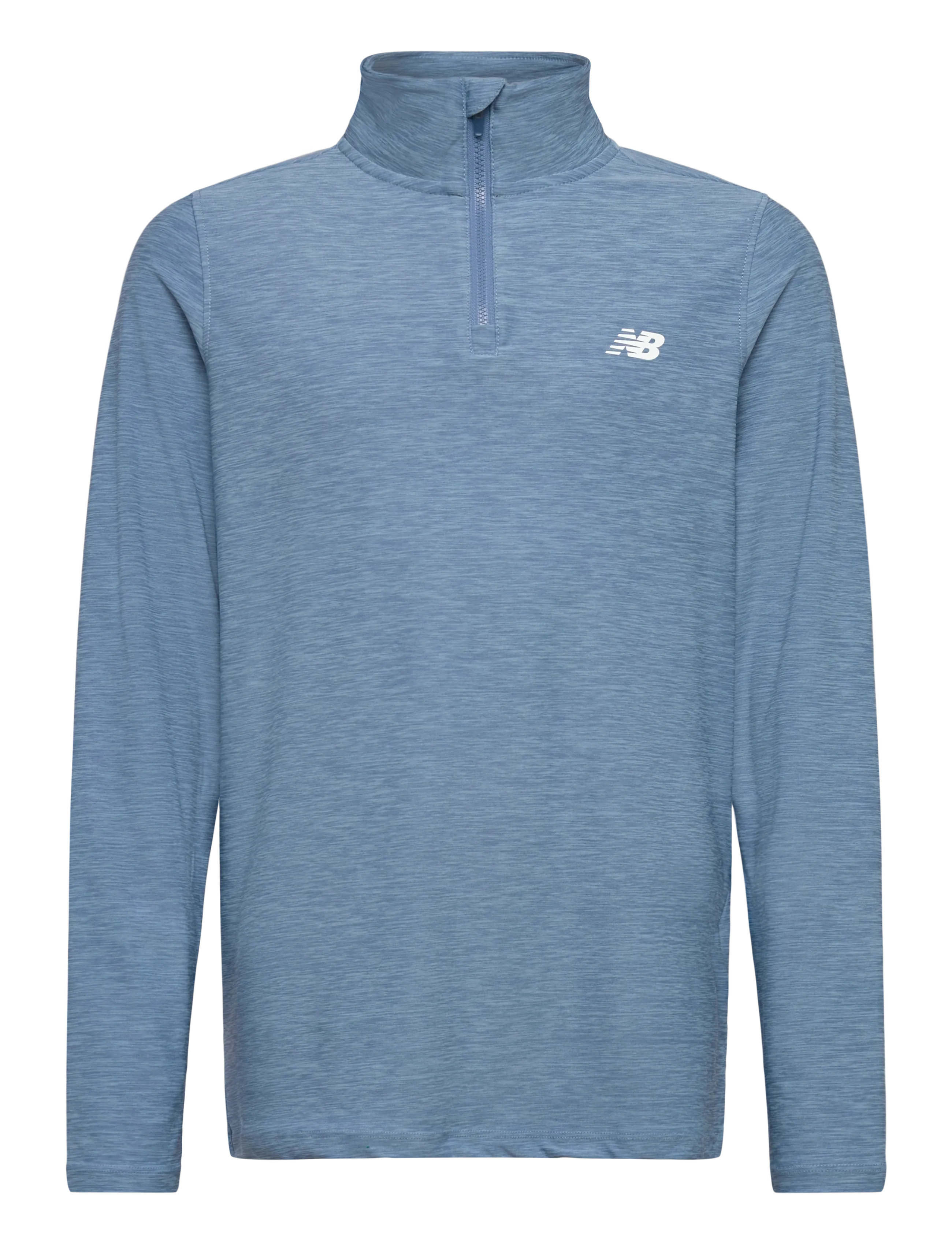 NEW BALANCE Nb Athletics Quarter Zip Funnel Blau - 164 - Kinder