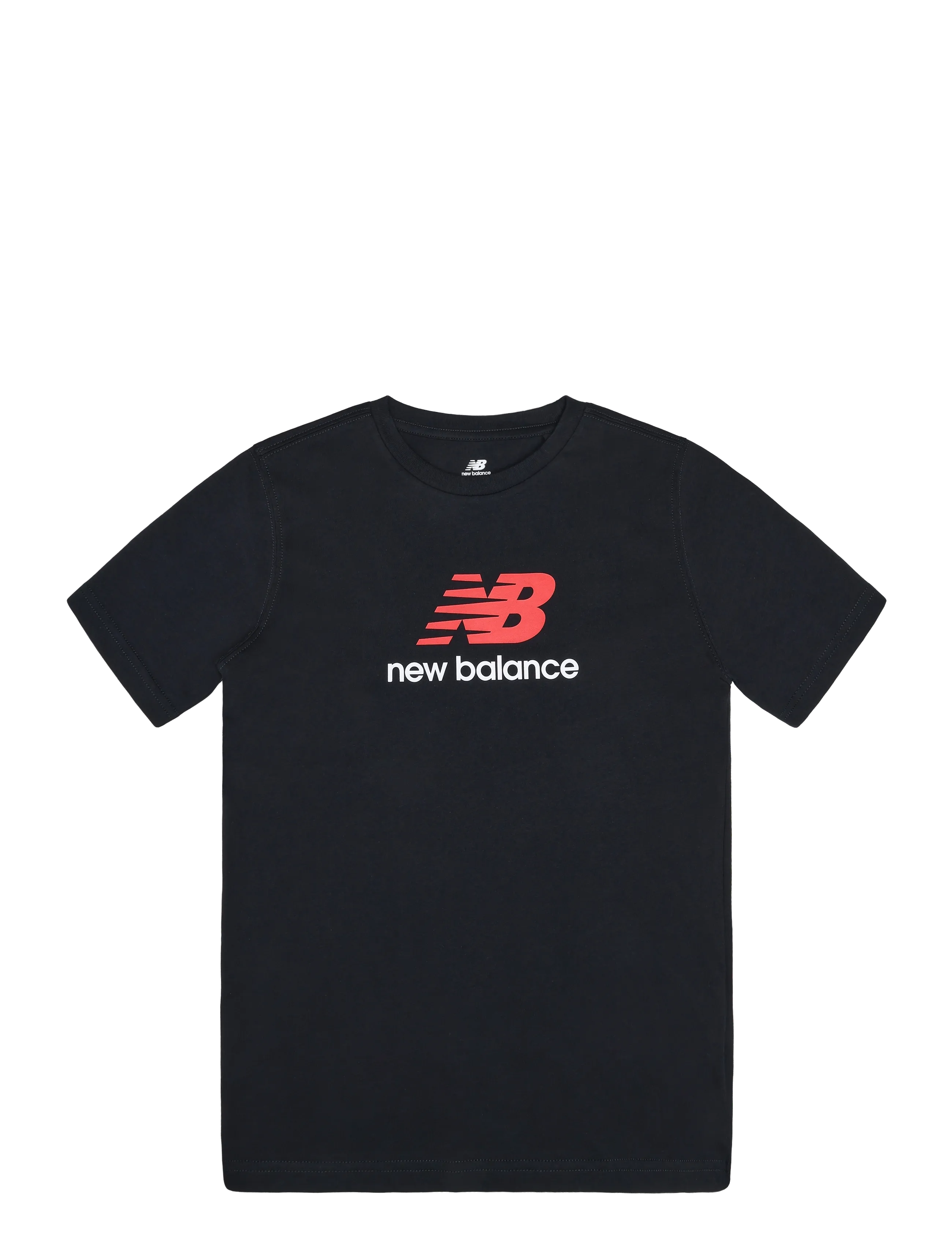 New Balance New Balance Jersey Stacked Logo Tee - Back to school - NB CAVIAR / black