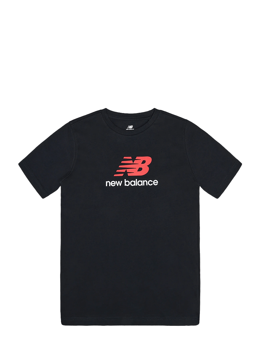 New Balance - New Balance Jersey Stacked Logo Tee - sporditopid - nb caviar - 0
