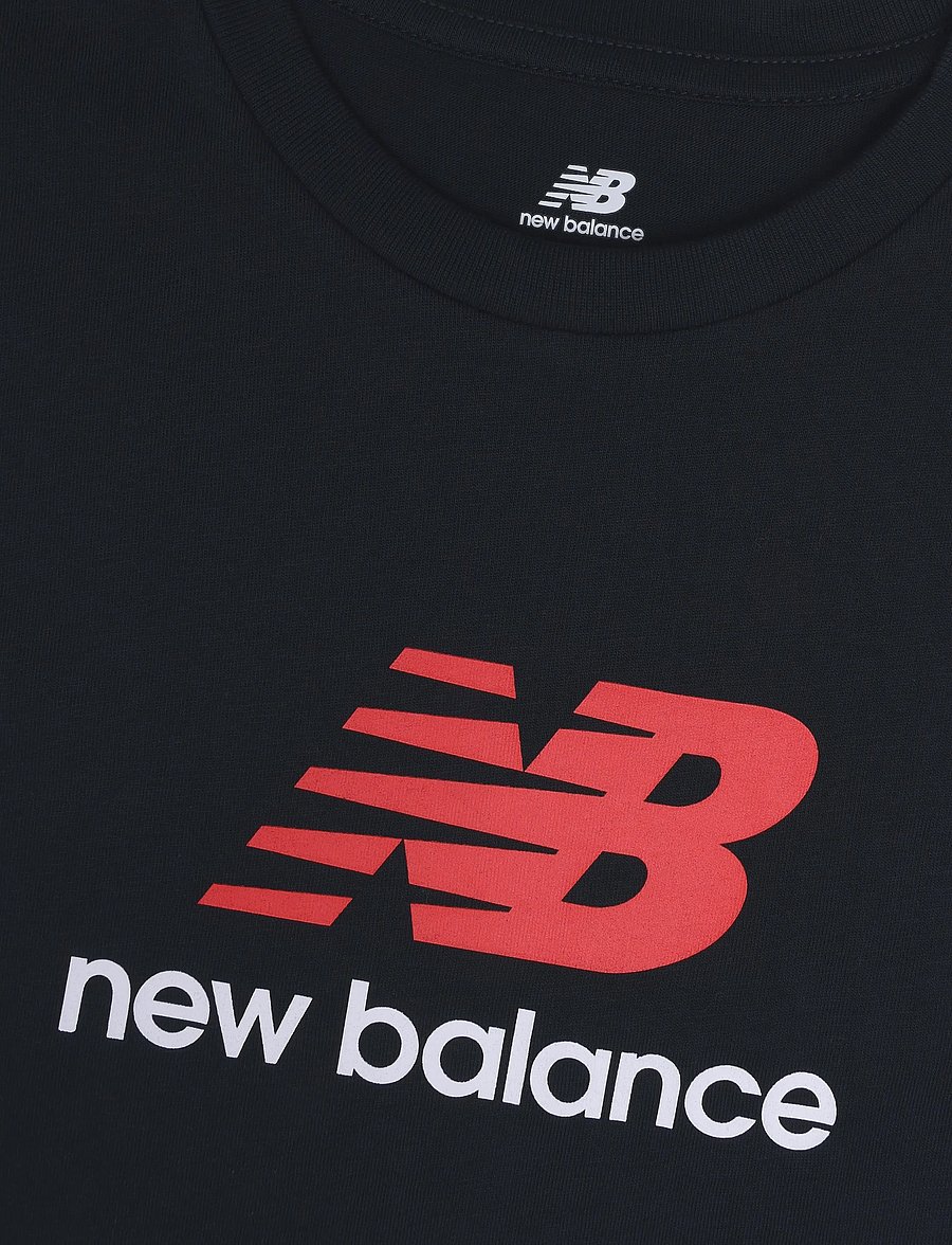 New Balance - New Balance Jersey Stacked Logo Tee - sporditopid - nb caviar - 2