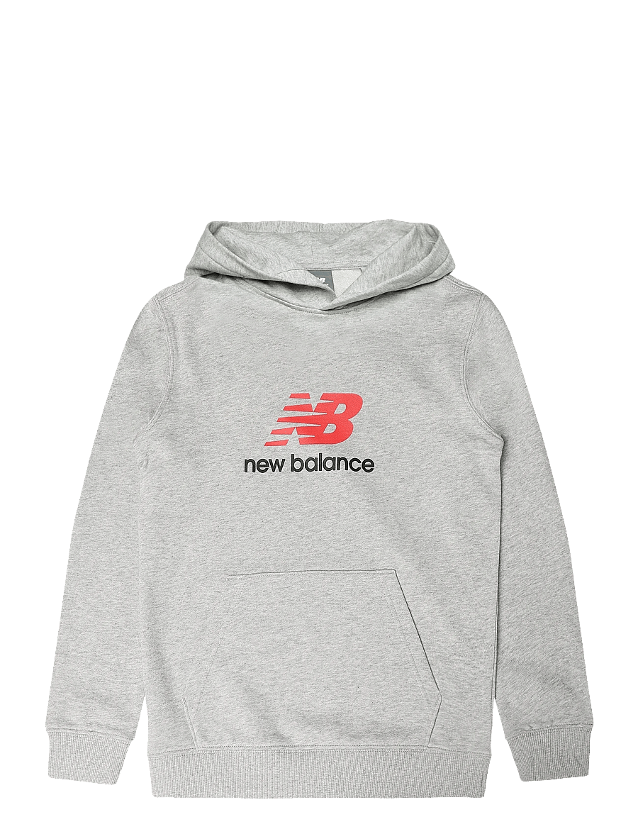 New Balance - New Balance FT Stacked Logo Hoodie - kapuutsiga pusad - athletic grey heather - 0