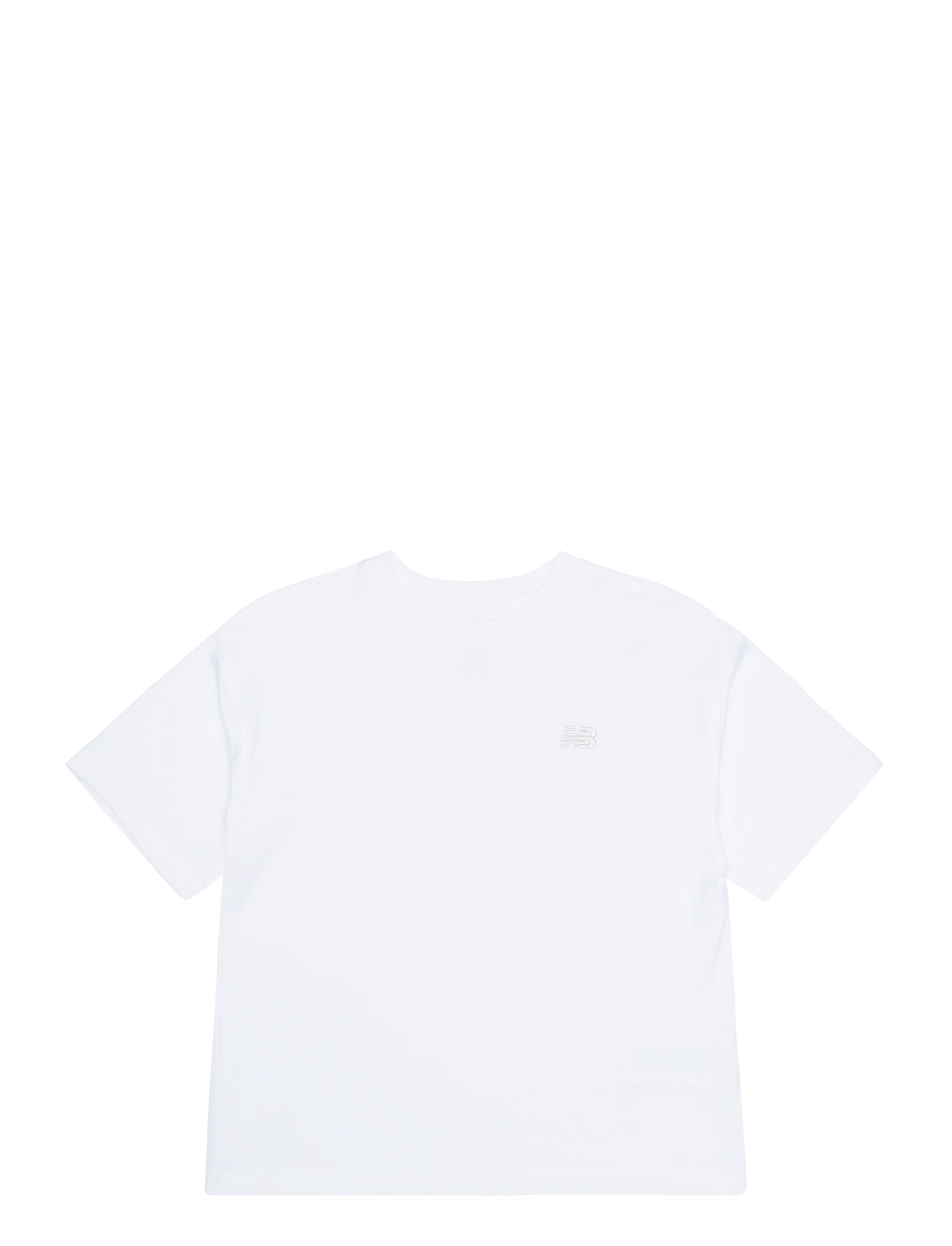 New Balance New Balance Jersey Small Logo Tee - New Arrivals - NB BRIGHT WHITE / grey