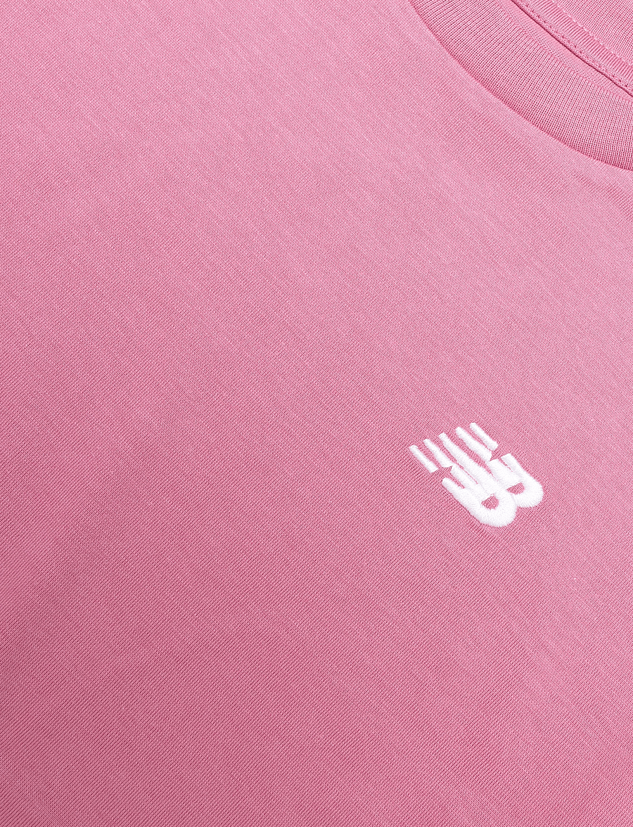 New Balance - New Balance Jersey Small Logo Tee - sportoberteile - pink eraser - 2