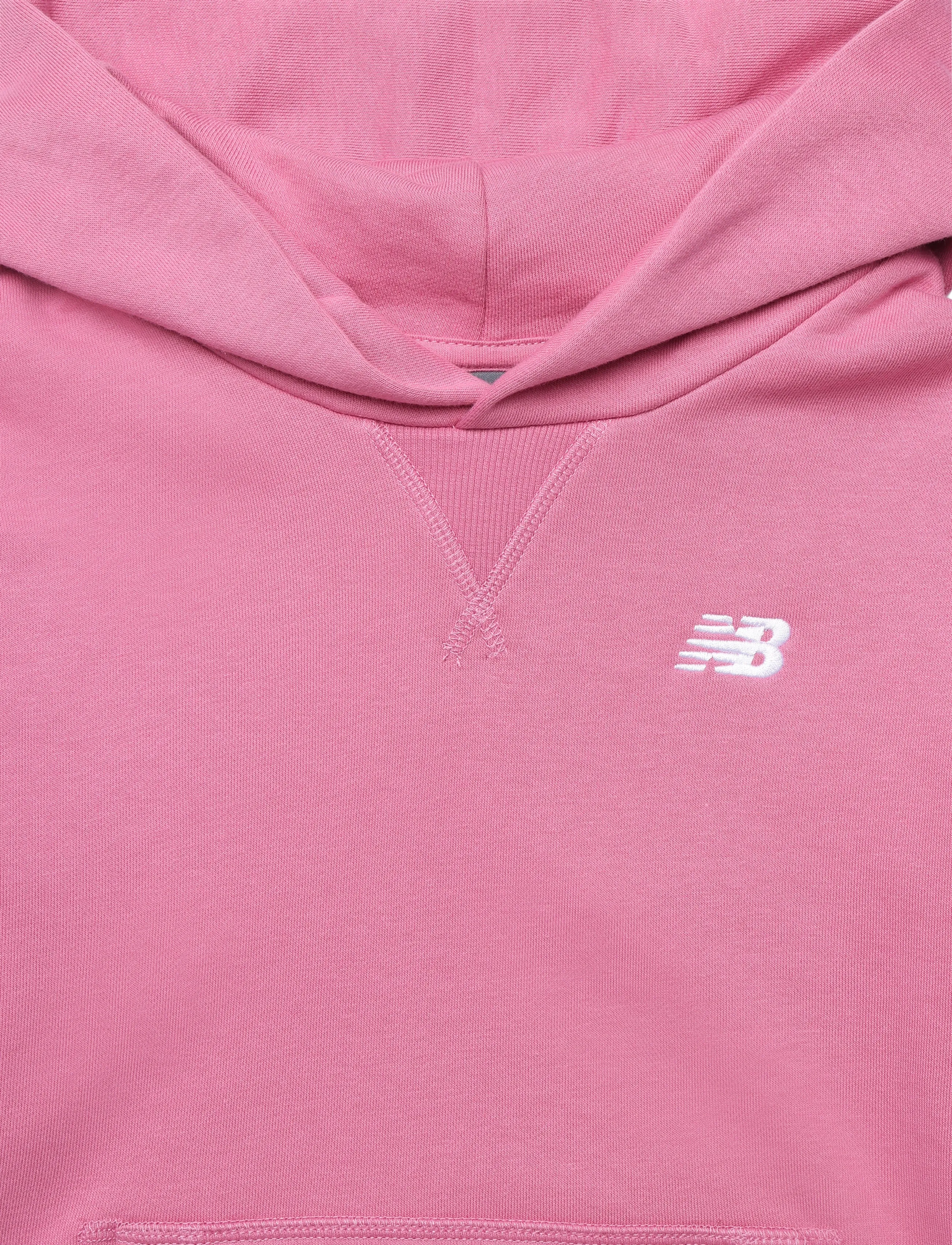New Balance - New Balance French Terry Small Logo Hoodie - pink eraser - 2