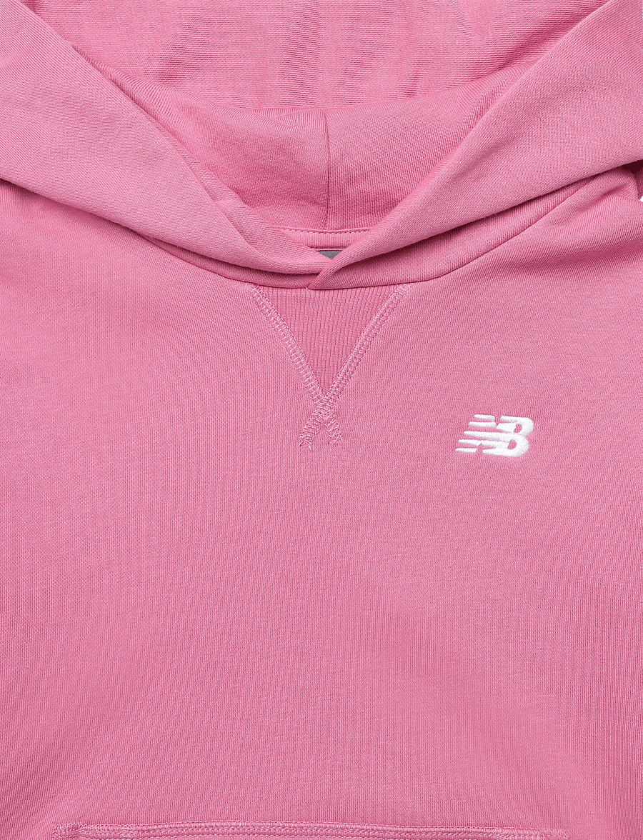 New Balance - New Balance French Terry Small Logo Hoodie - kapuutsiga pusad - pink eraser - 2