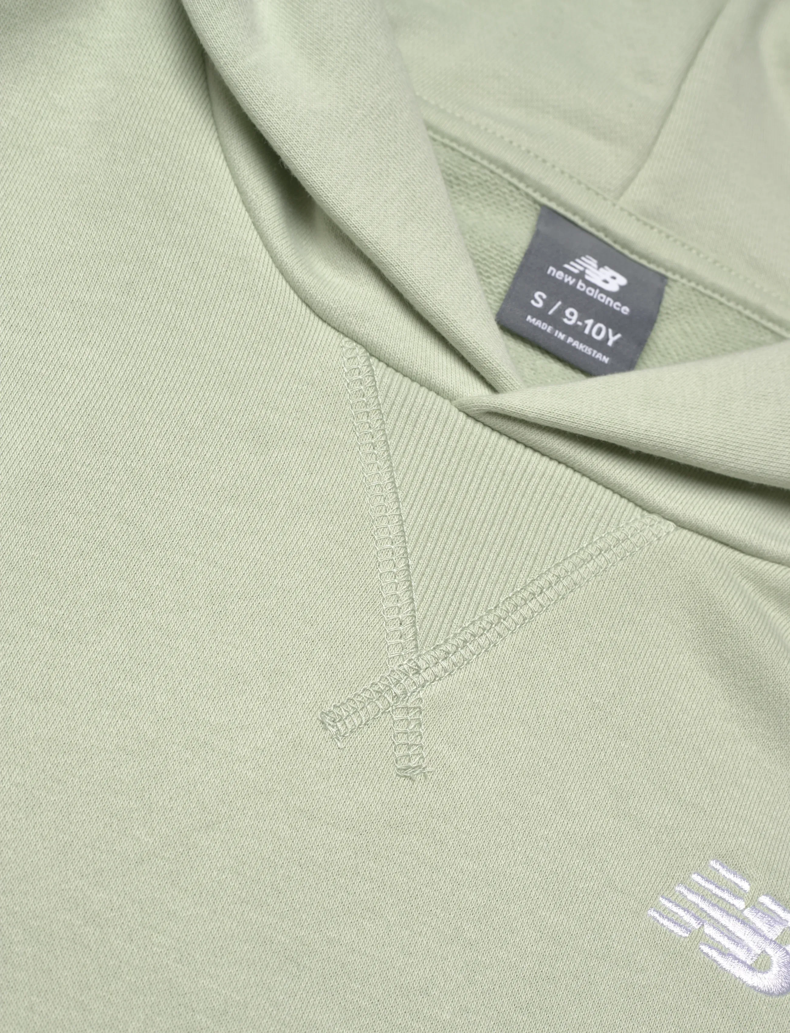 New Balance - New Balance French Terry Small Logo Hoodie - hættetrøjer - silver moss - 2