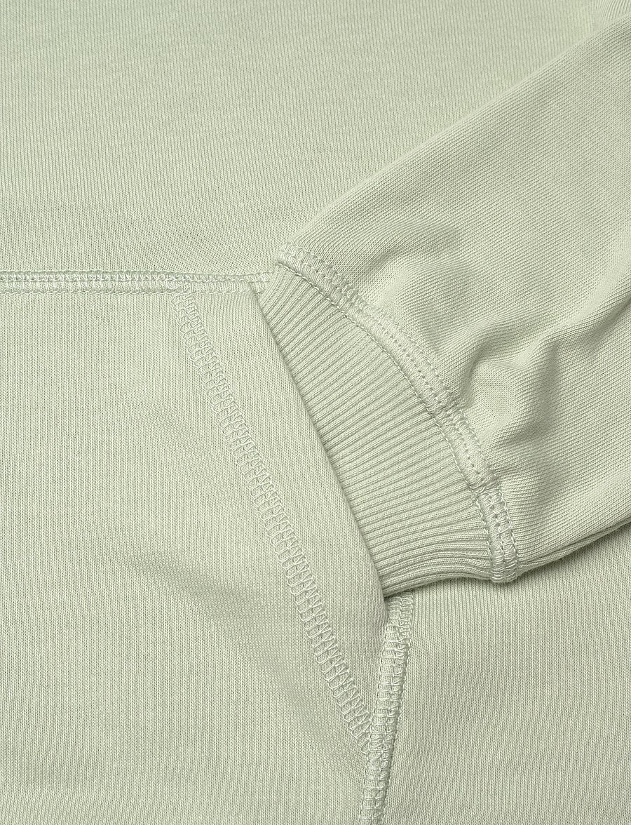 New Balance - New Balance French Terry Small Logo Hoodie - hættetrøjer - silver moss - 3