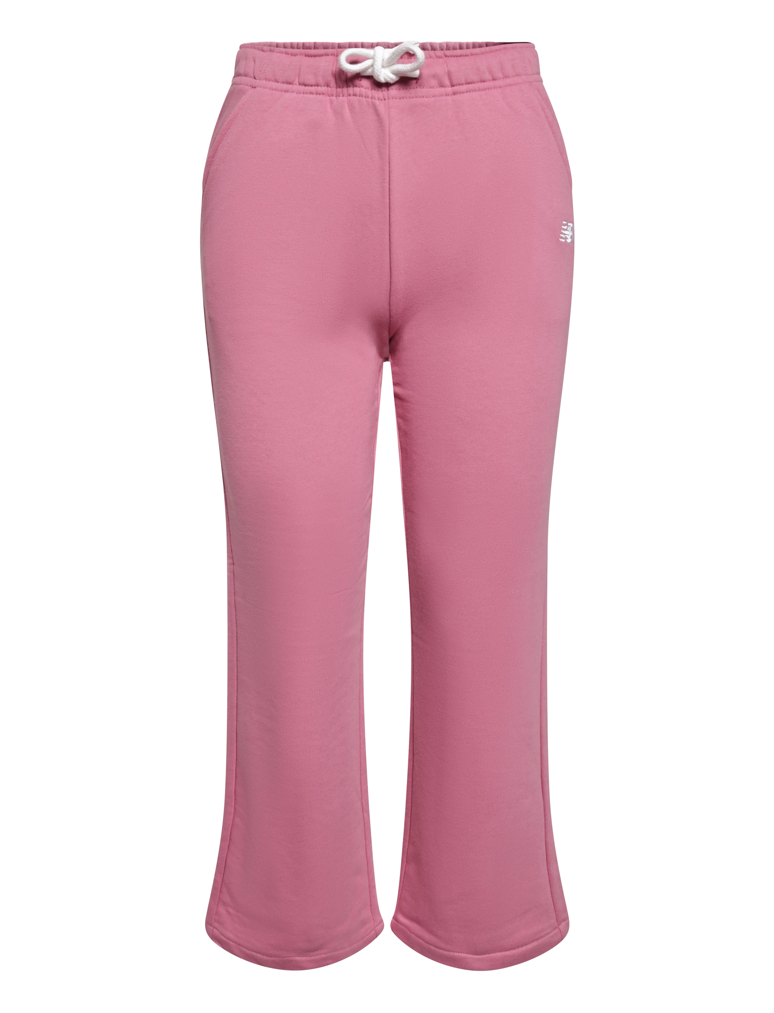 New Balance New Balance FT Small Logo Wide Leg Jogger - Clothing - PINK ERASER / pink/rose