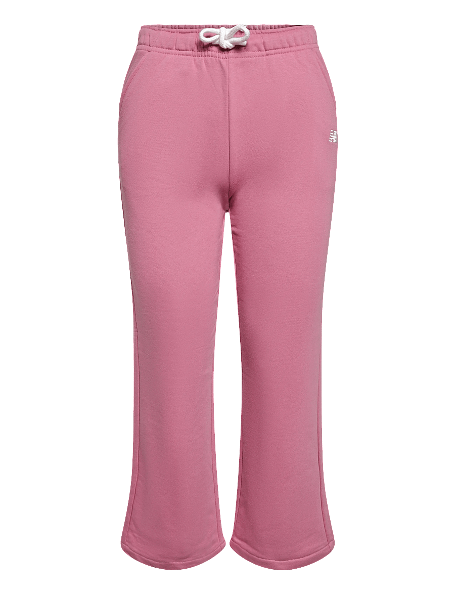 New Balance - New Balance FT Small Logo Wide Leg Jogger - jogginghosen - pink eraser - 0
