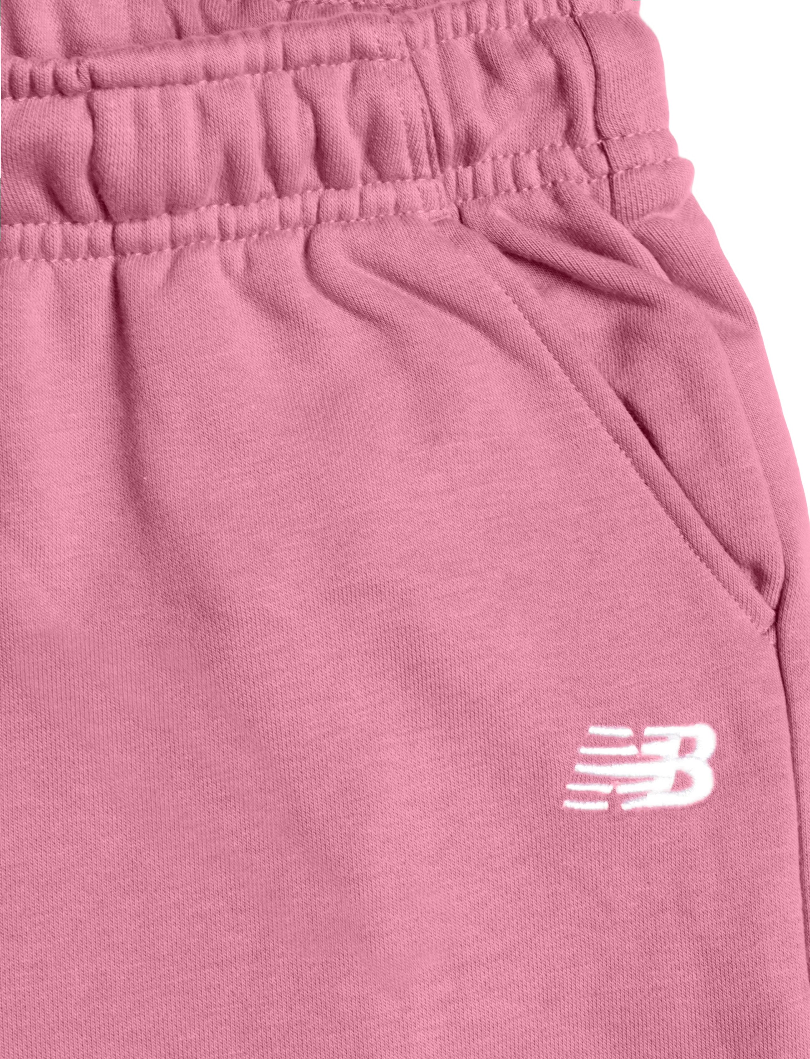 New Balance - New Balance FT Small Logo Wide Leg Jogger - sweatpants - pink eraser - 3