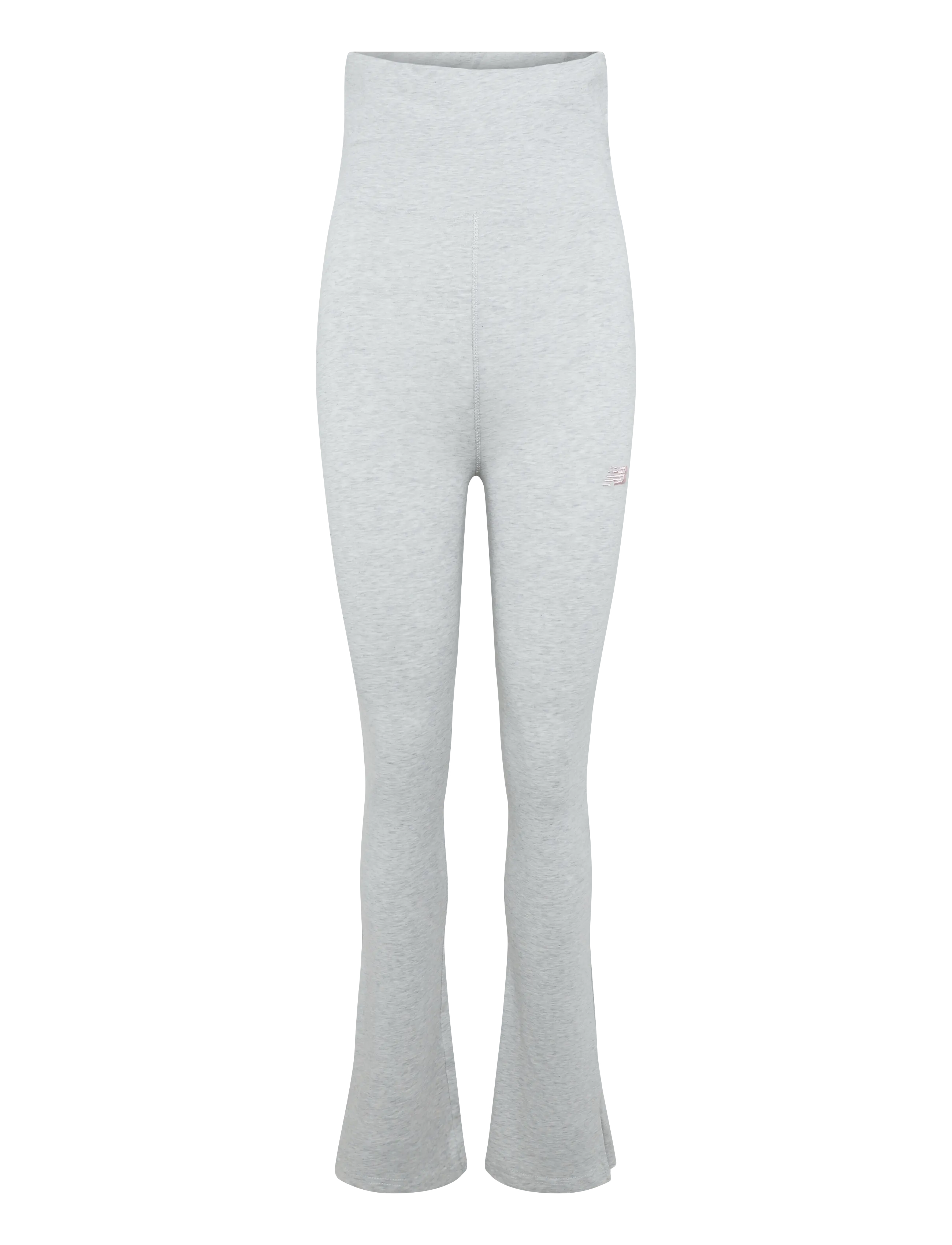 New Balance Small Logo Roll Down Flare Legging - Versla eftir stærð - ASH HEATHER / grey