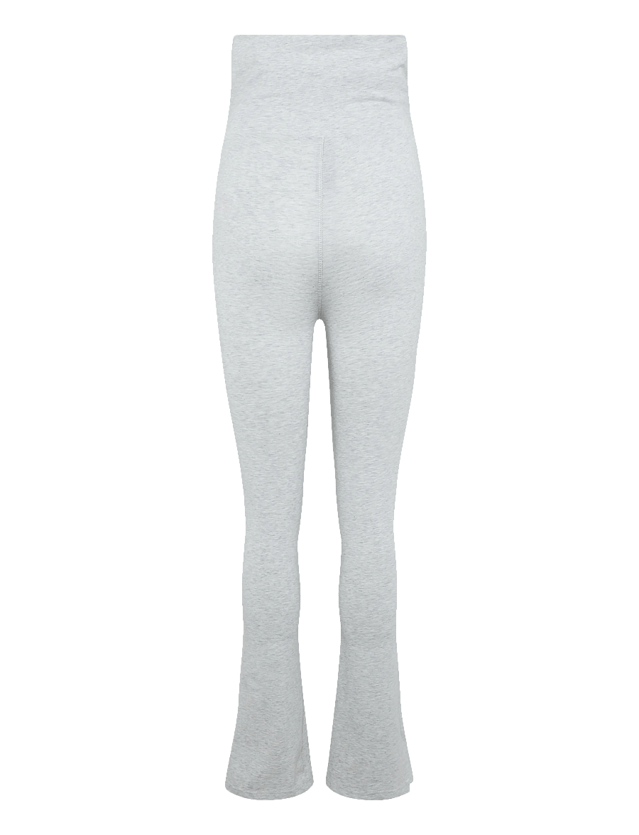 New Balance - Small Logo Roll Down Flare Legging - leggings - ash heather - 1
