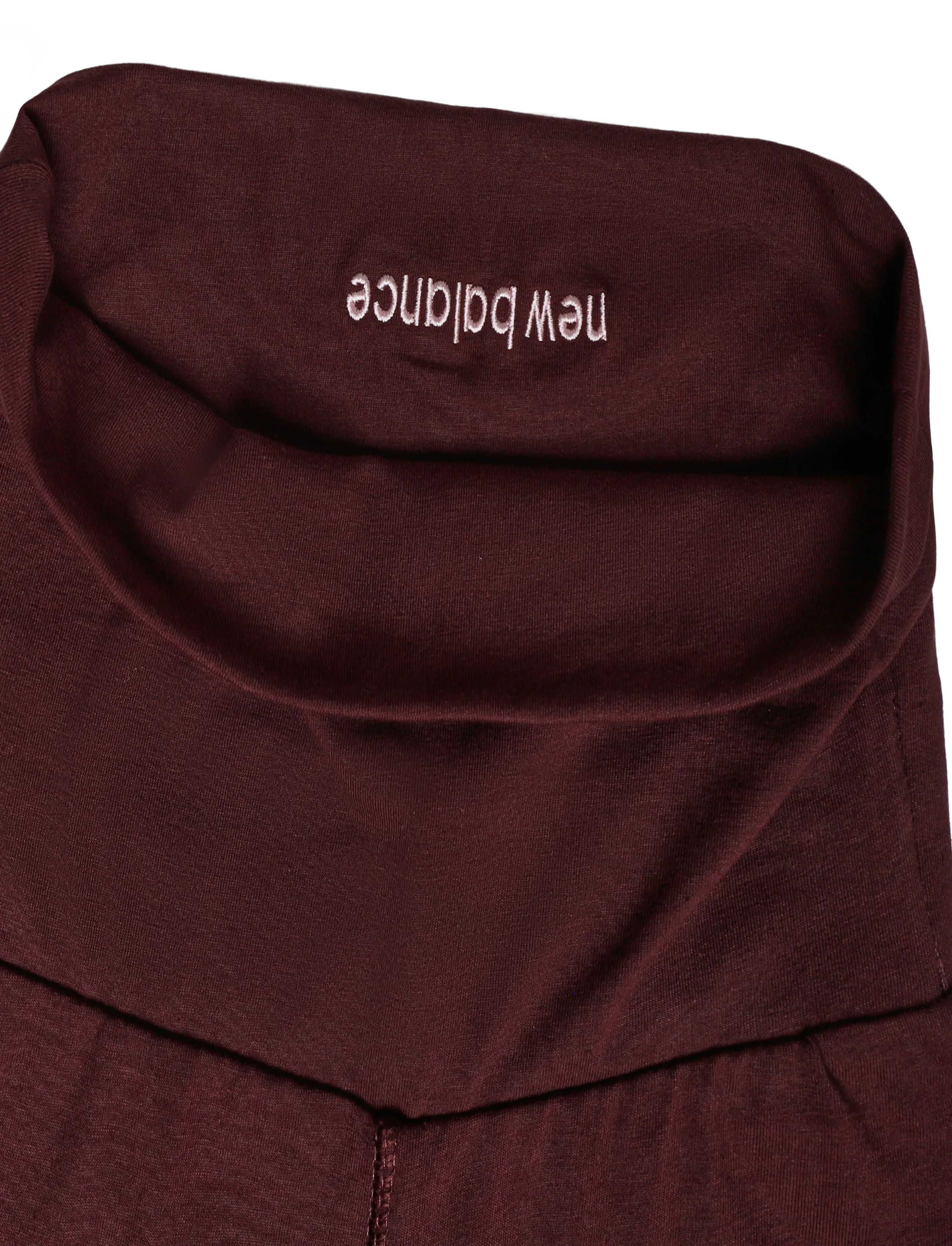 New Balance - Small Logo Roll Down Flare Legging - leggings - cherry leather - 2