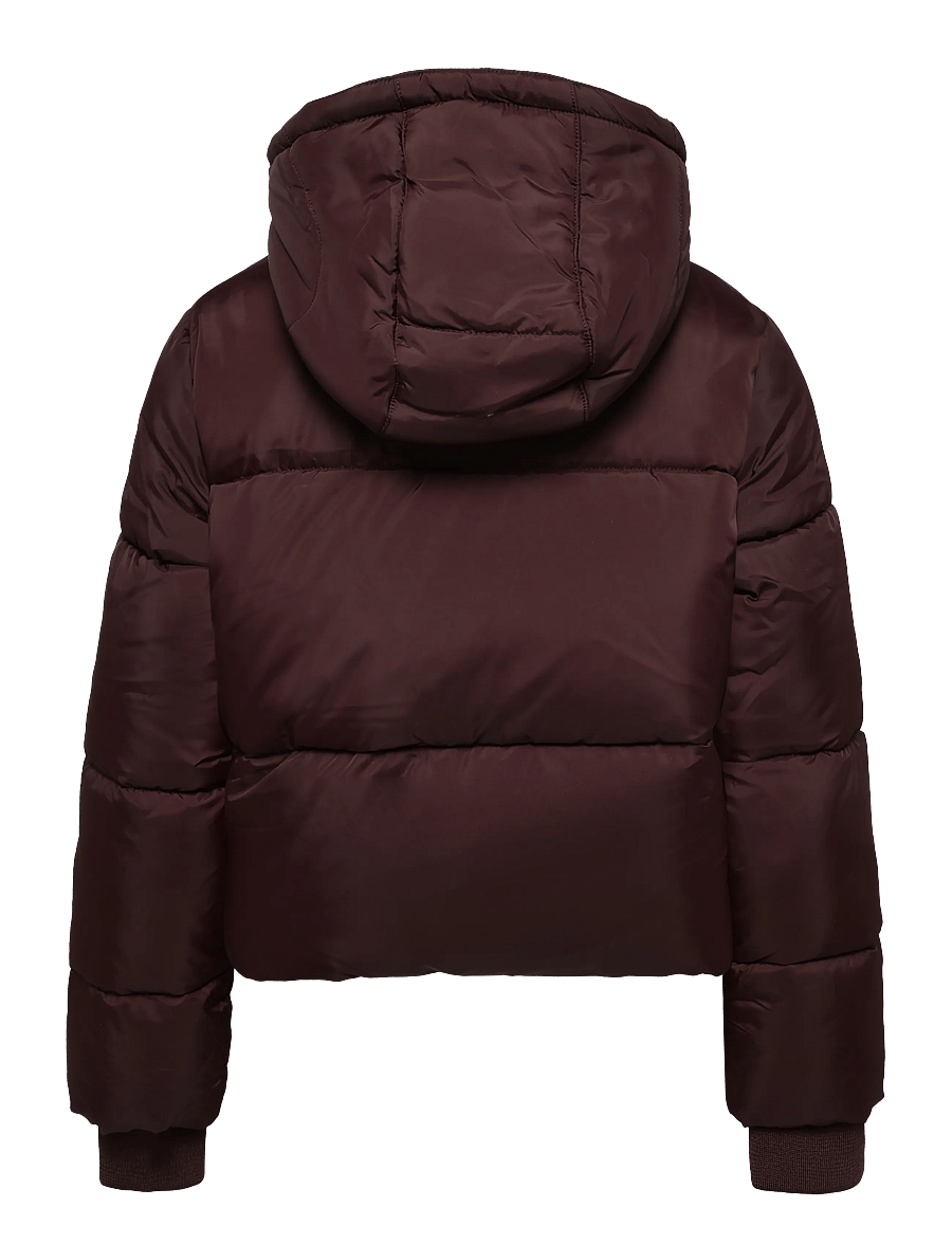 New Balance - Unbaffled Puffer Coat - vinterjackor - cherry leather - 1