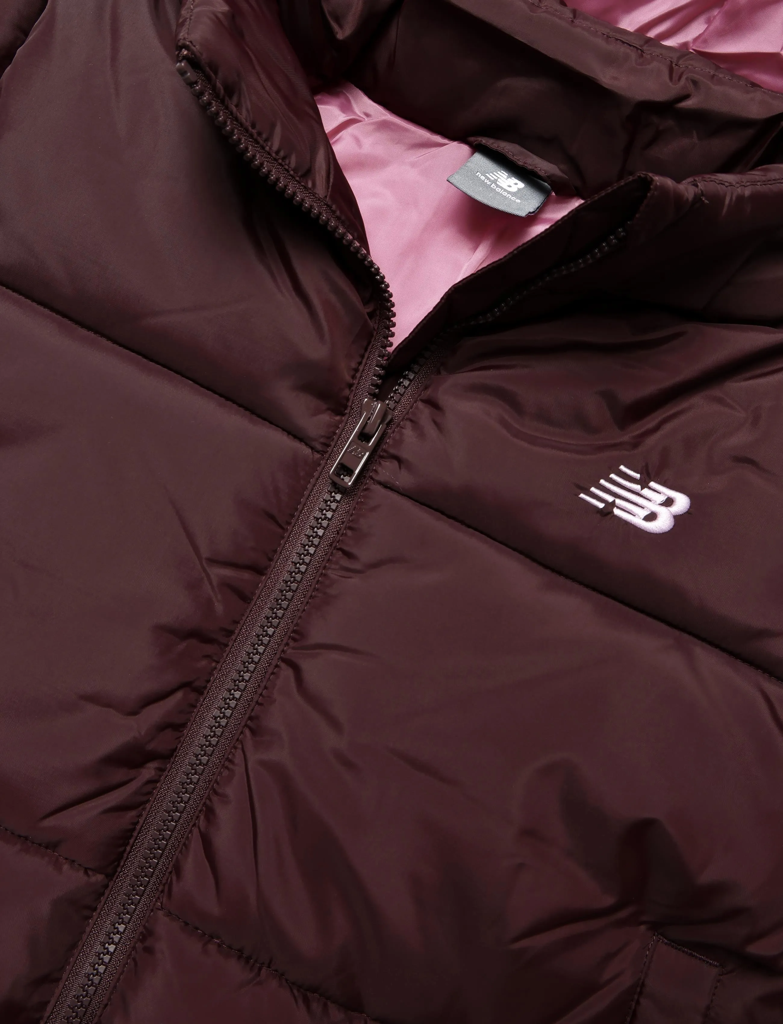 New Balance - Unbaffled Puffer Coat - vinterjackor - cherry leather - 2