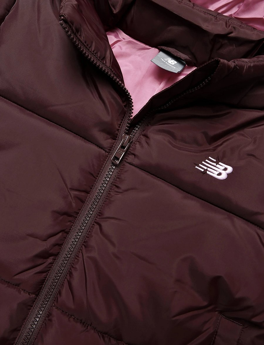 New Balance - Unbaffled Puffer Coat - vinterjackor - cherry leather - 2