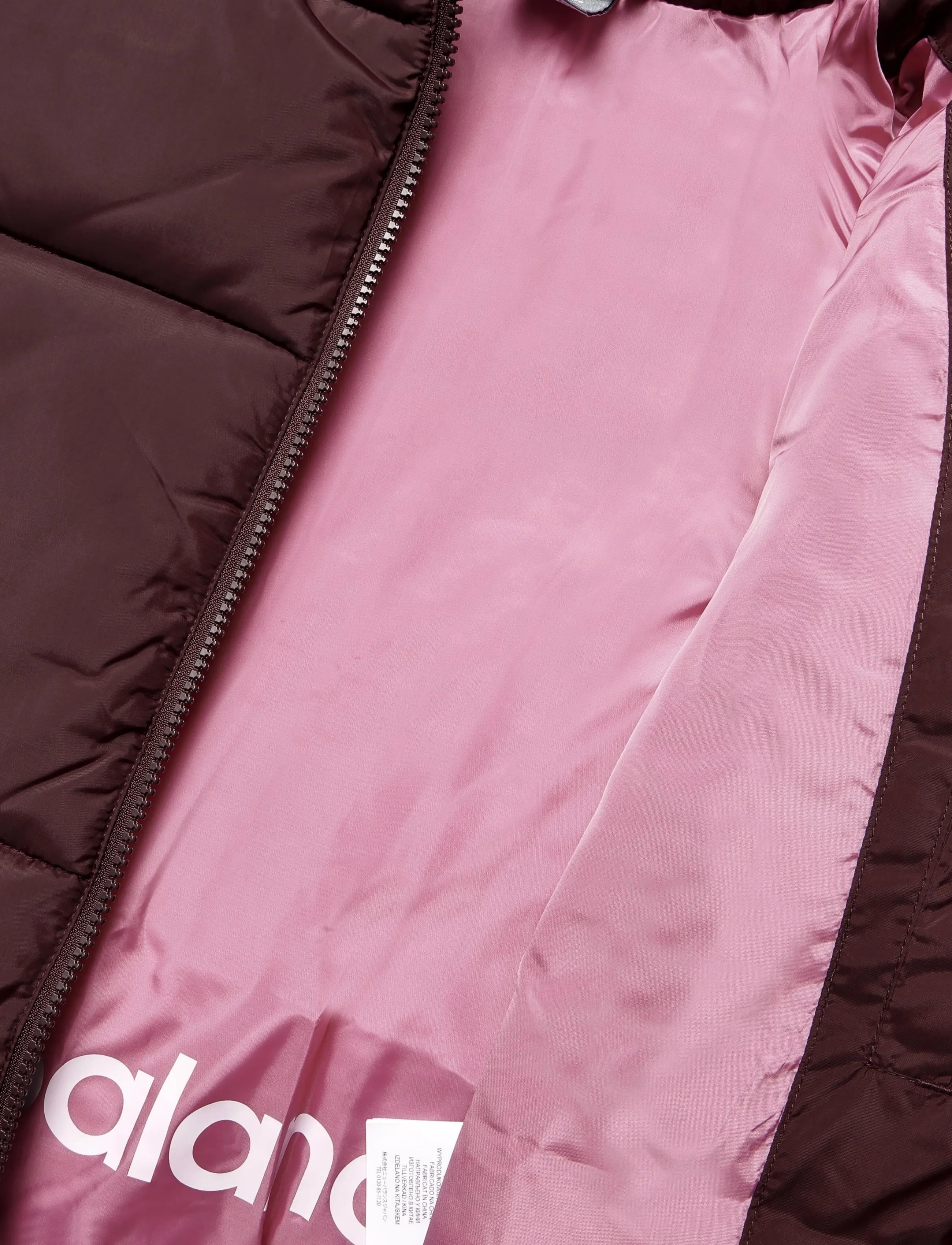New Balance - Unbaffled Puffer Coat - vinterjackor - cherry leather - 4