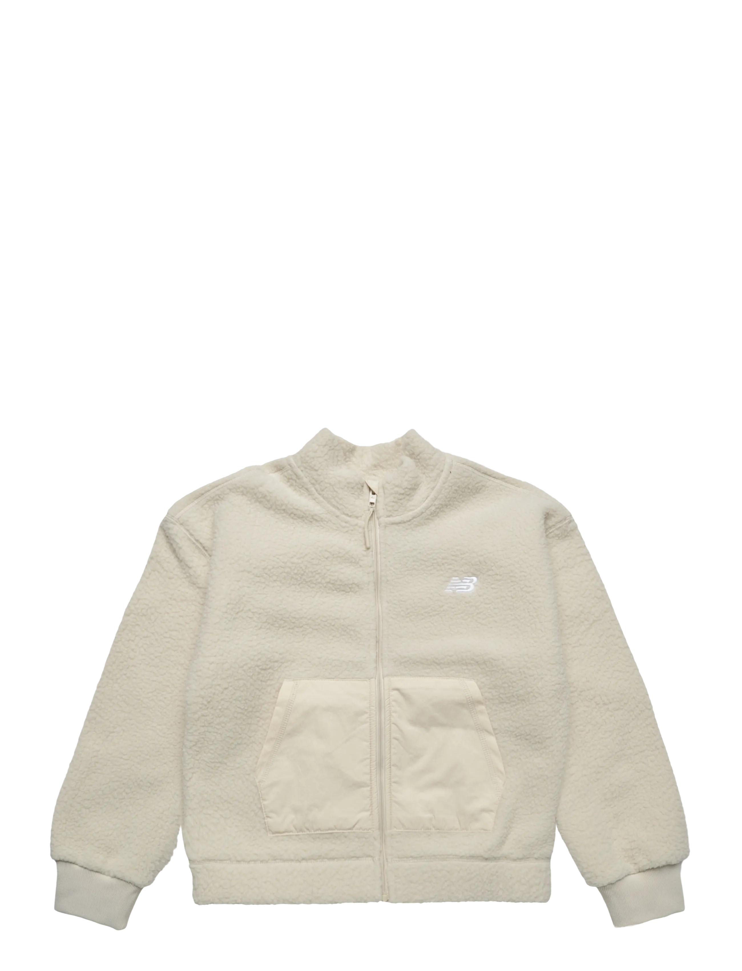 New Balance Borg Zip Thru Jacket - Fleecejacke - BISQUE / beige