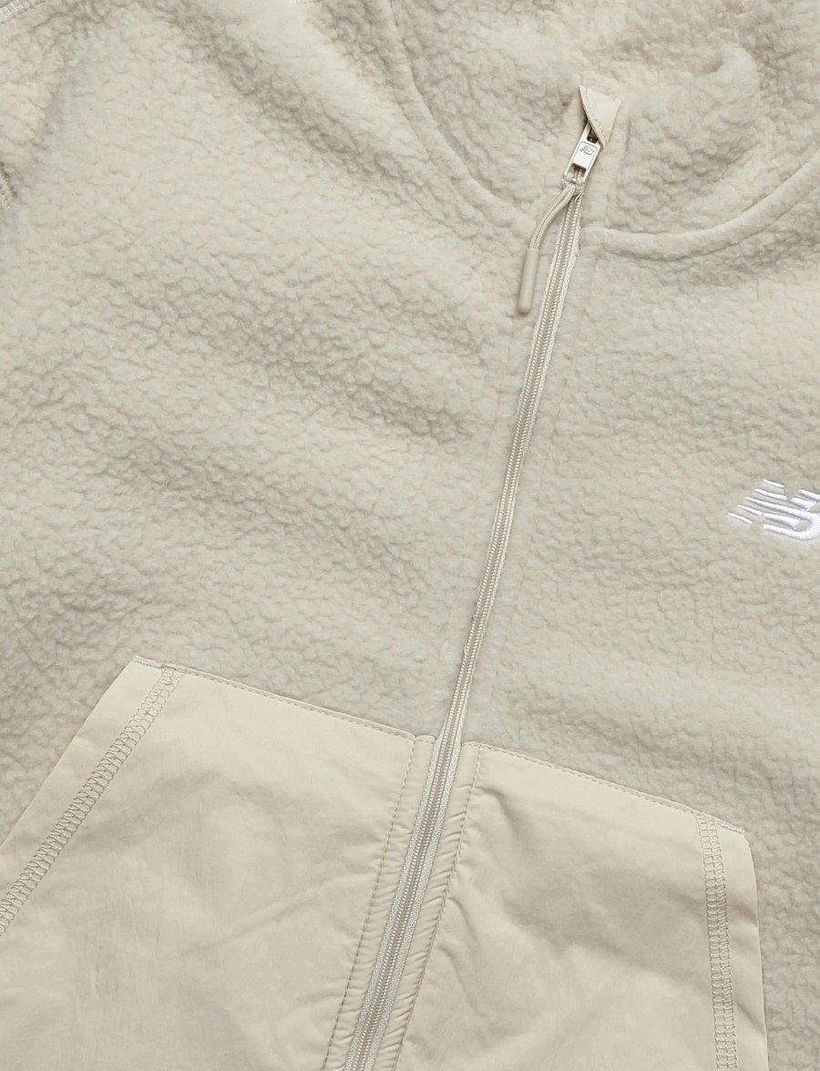 New Balance - Borg Zip Thru Jacket - fleecejacken - bisque - 2
