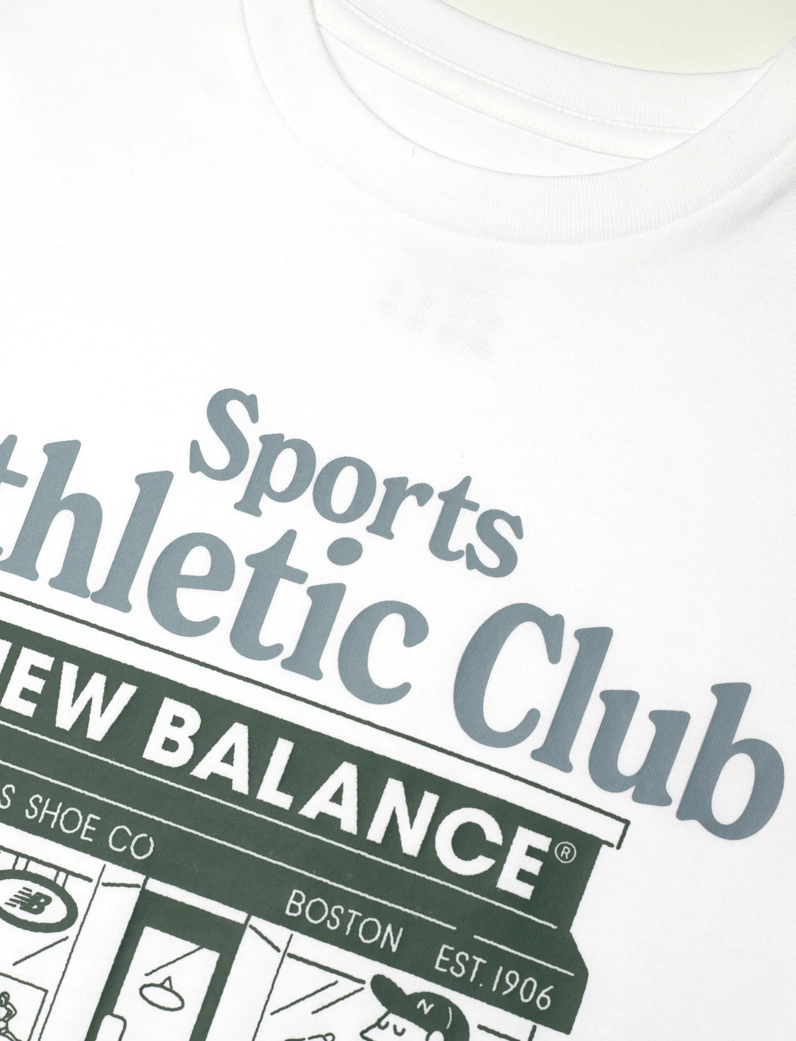 New Balance - Sports Club Graphic Tee - nb bright white - 2