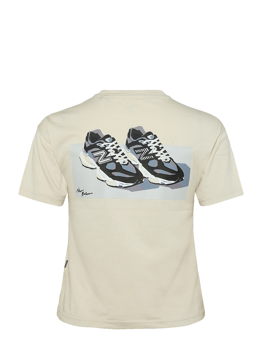 New Balance - 9060 Graphic Tee - sportoberteile - bisque - 1