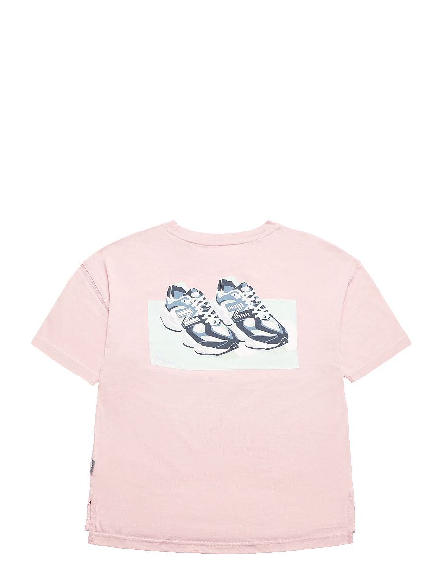 New Balance - 9060 Graphic Tee - sportstoppe - pink chalk - 1