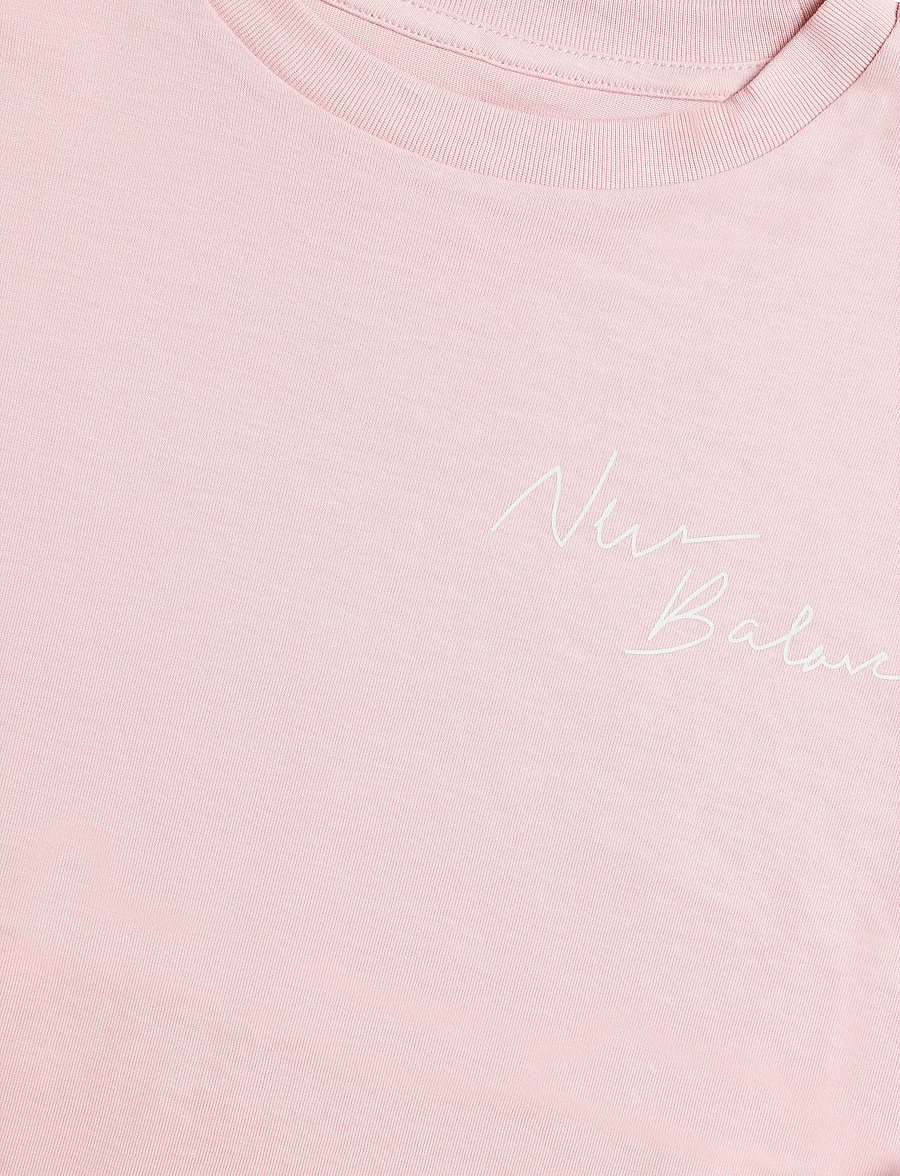 New Balance - 9060 Graphic Tee - sportstoppe - pink chalk - 2