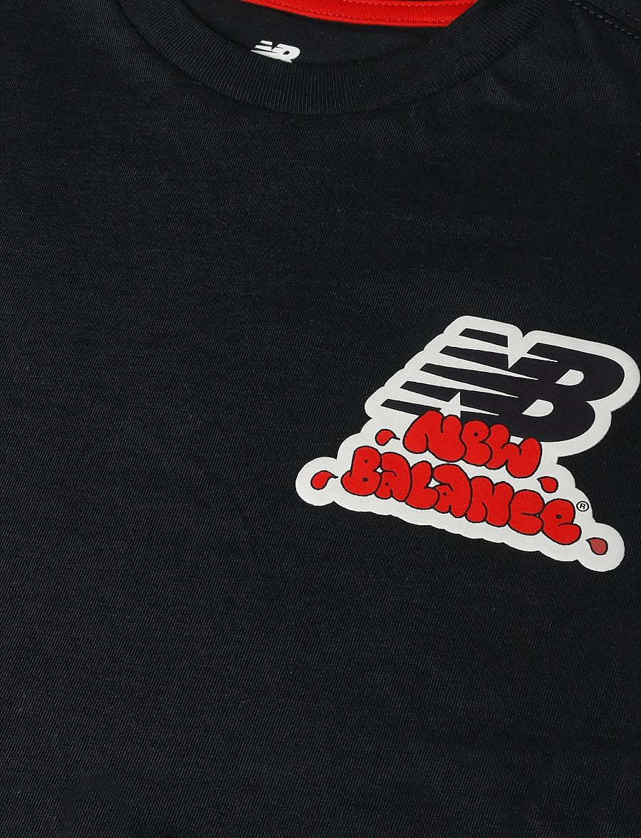 New Balance - Sticker Pack Graphic Tee - sportoberteile - nb caviar - 2