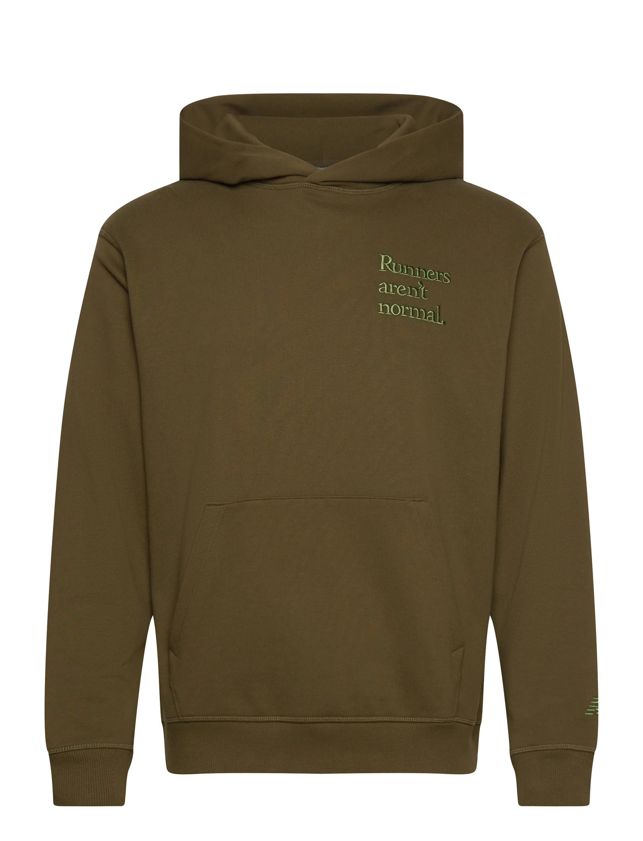 New Balance Athletics Runners Arent Normal Hoodie - Green - S 2