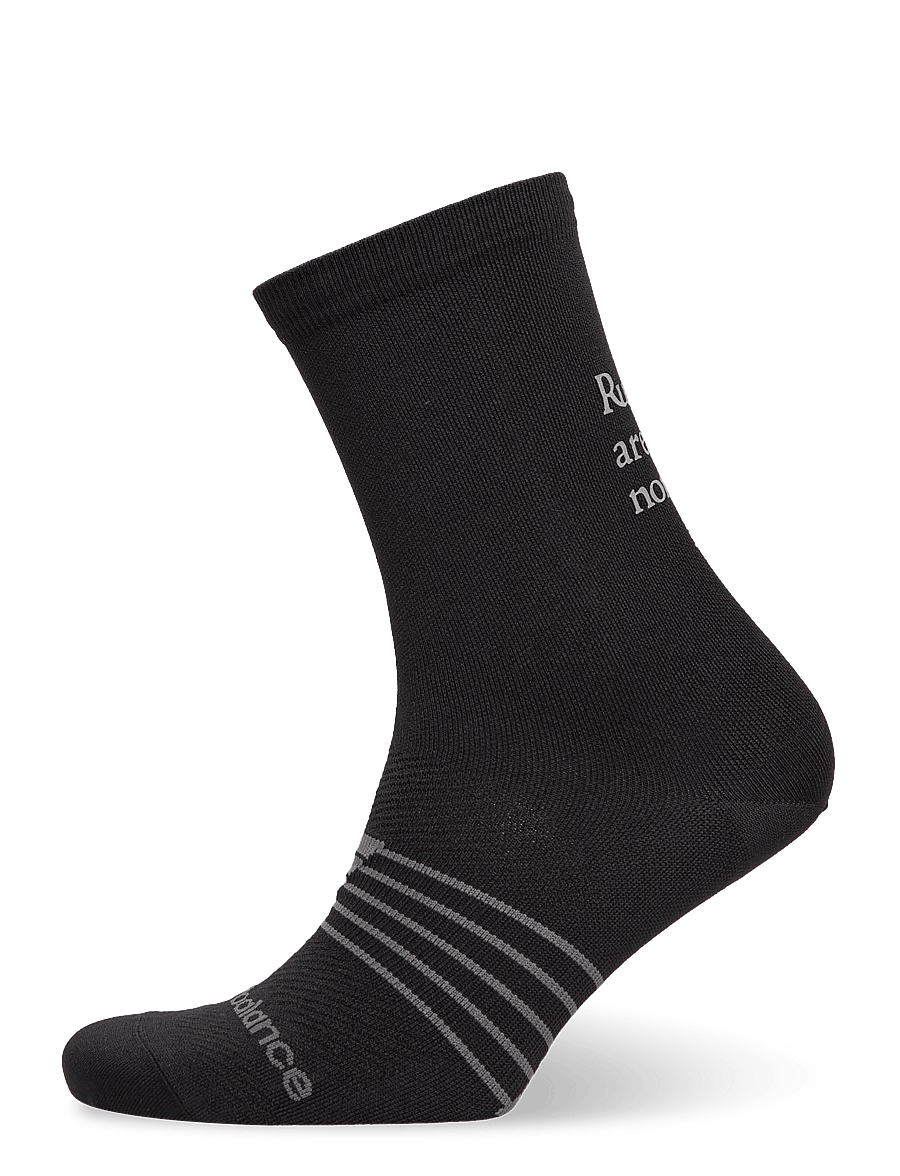 New Balance - Pro Run Graphic Crew Socks 1 Pair - riided - black - 0