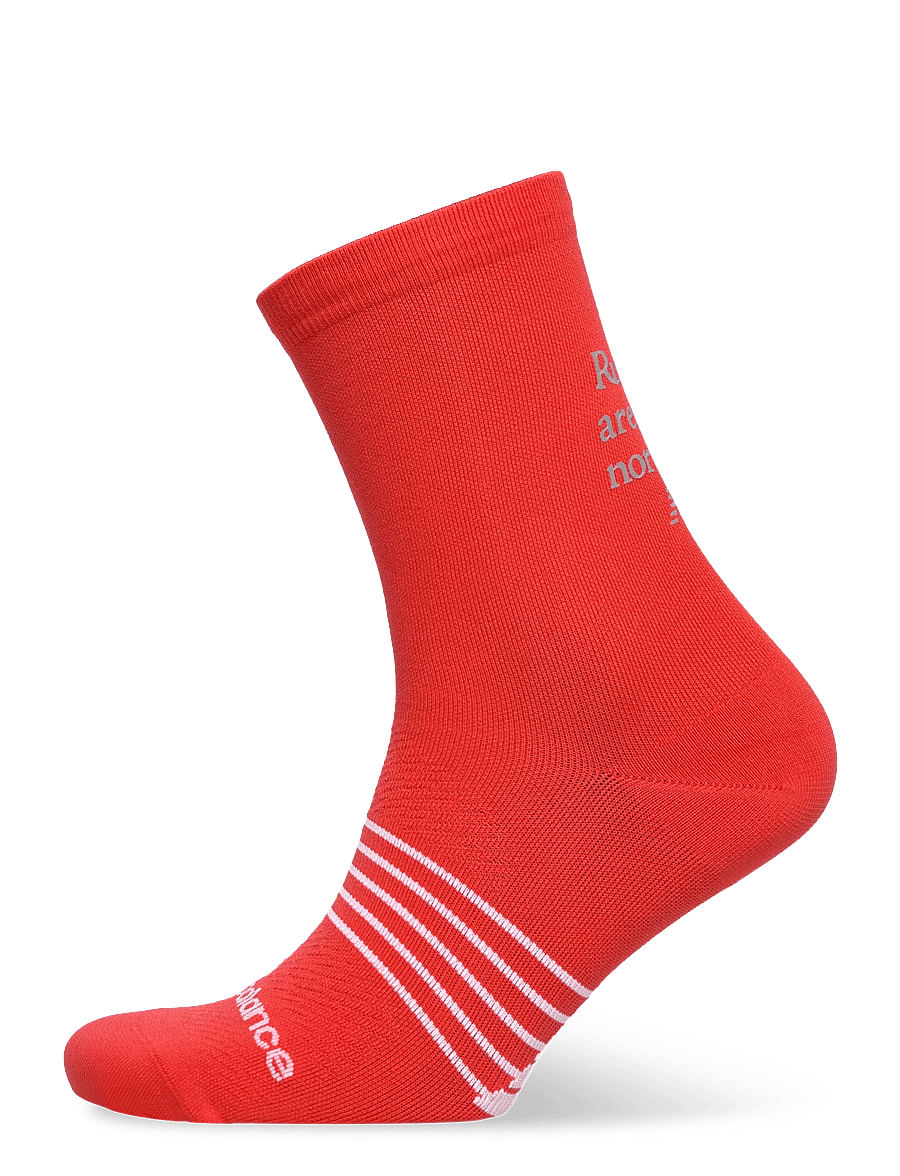 New Balance - Pro Run Graphic Crew Socks 1 Pair - riided - neo flame - 0