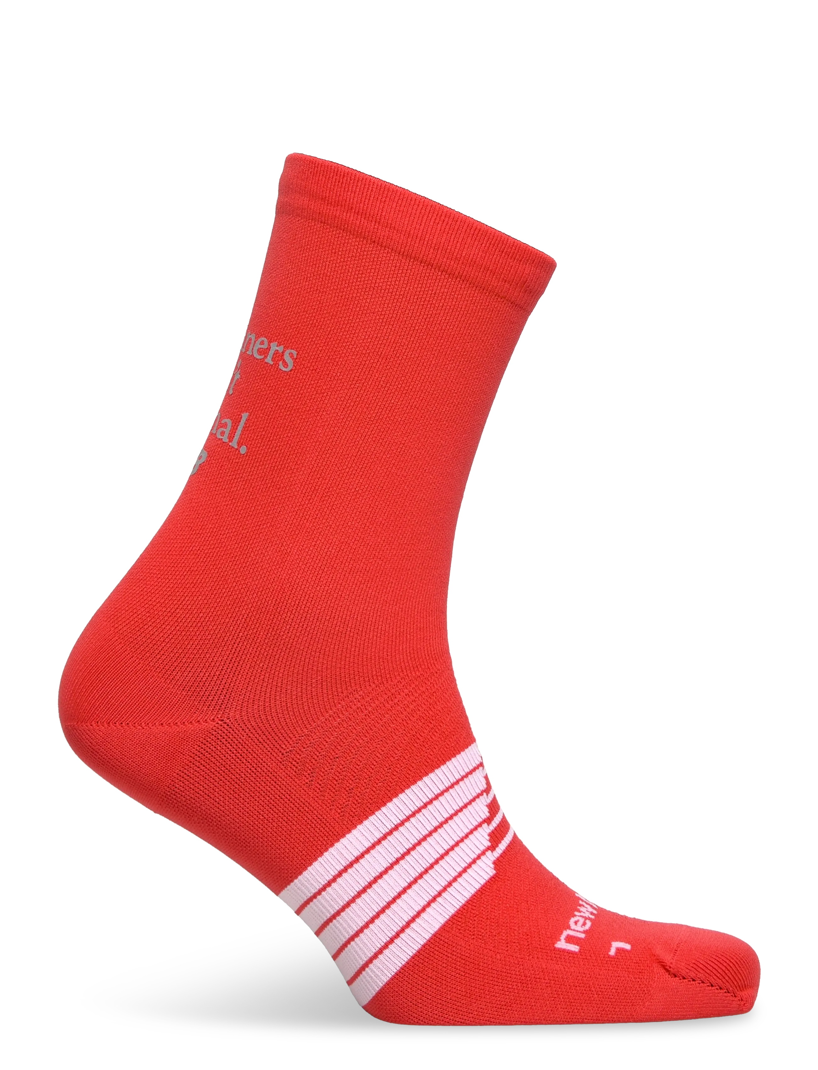 New Balance - Pro Run Graphic Crew Socks 1 Pair - riided - neo flame - 1