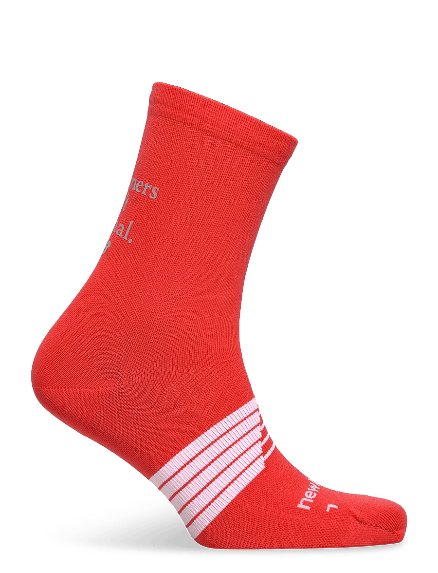 New Balance - Pro Run Graphic Crew Socks 1 Pair - riided - neo flame - 1
