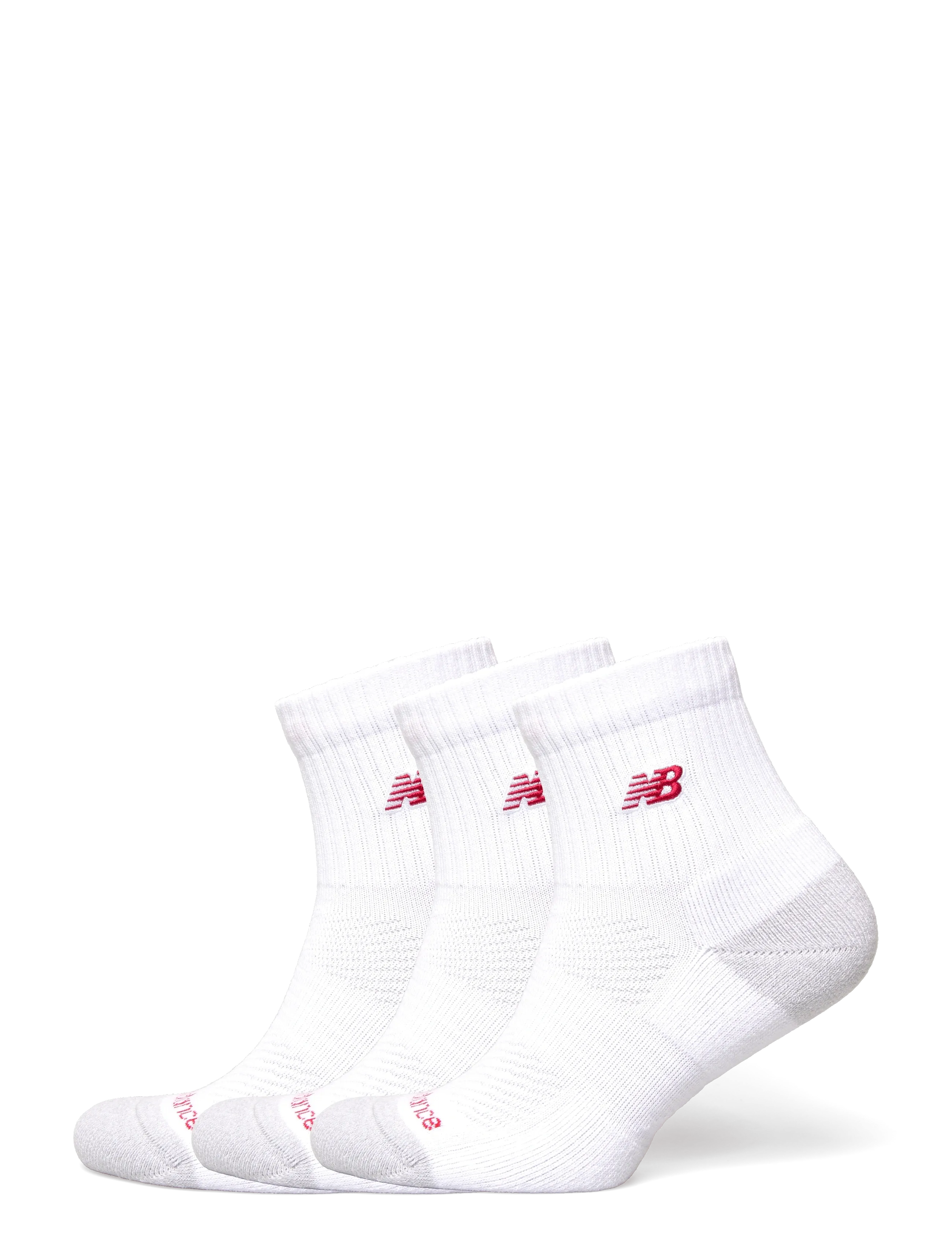 New Balance Active Premium QTR 3 Pack - New Balance - WHITE / white
