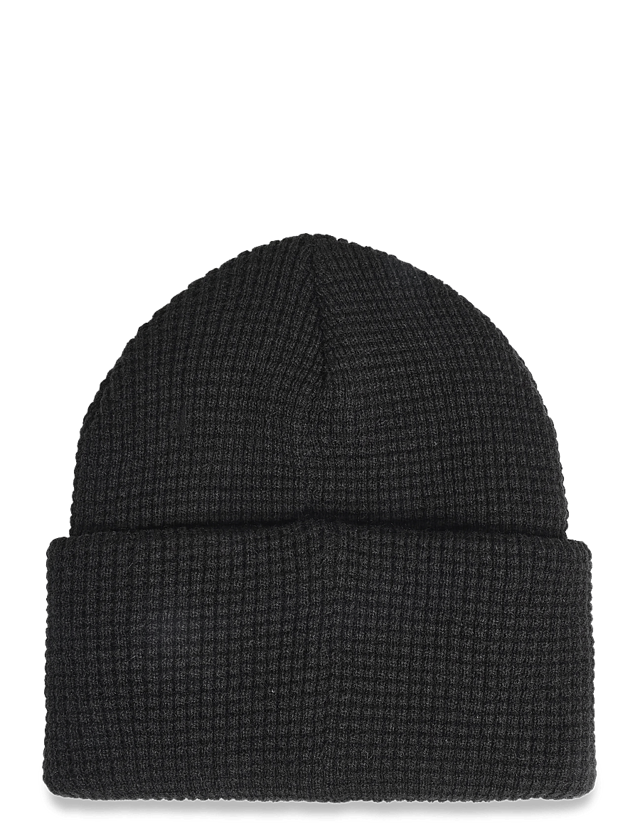 New Balance - Waffle Knit Fisherman Beanie - beanie mütsid - black - 1