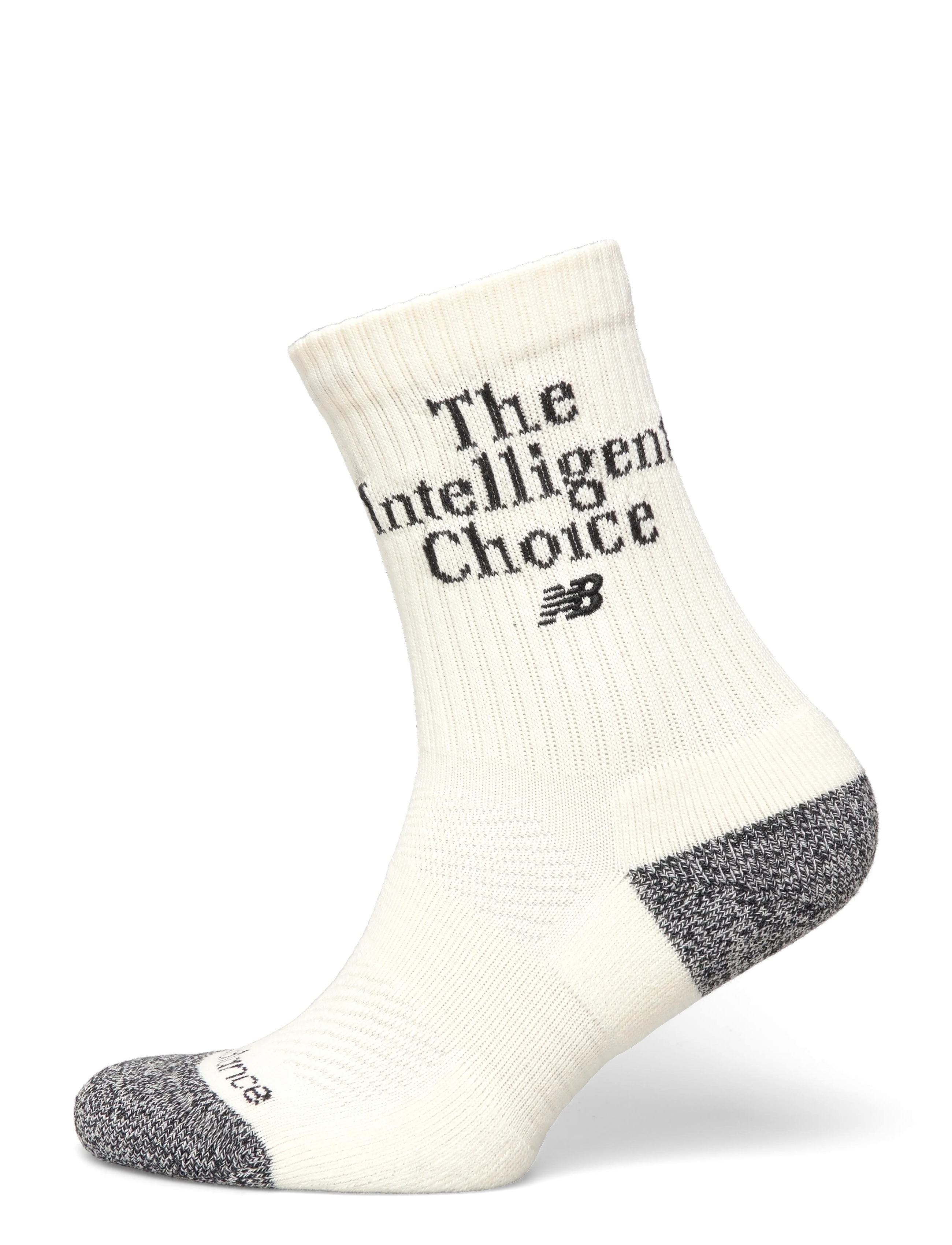 New Balance Active Premium Graphic Crew, XL, Black, Sport Clothing > Sport Socks, Dame