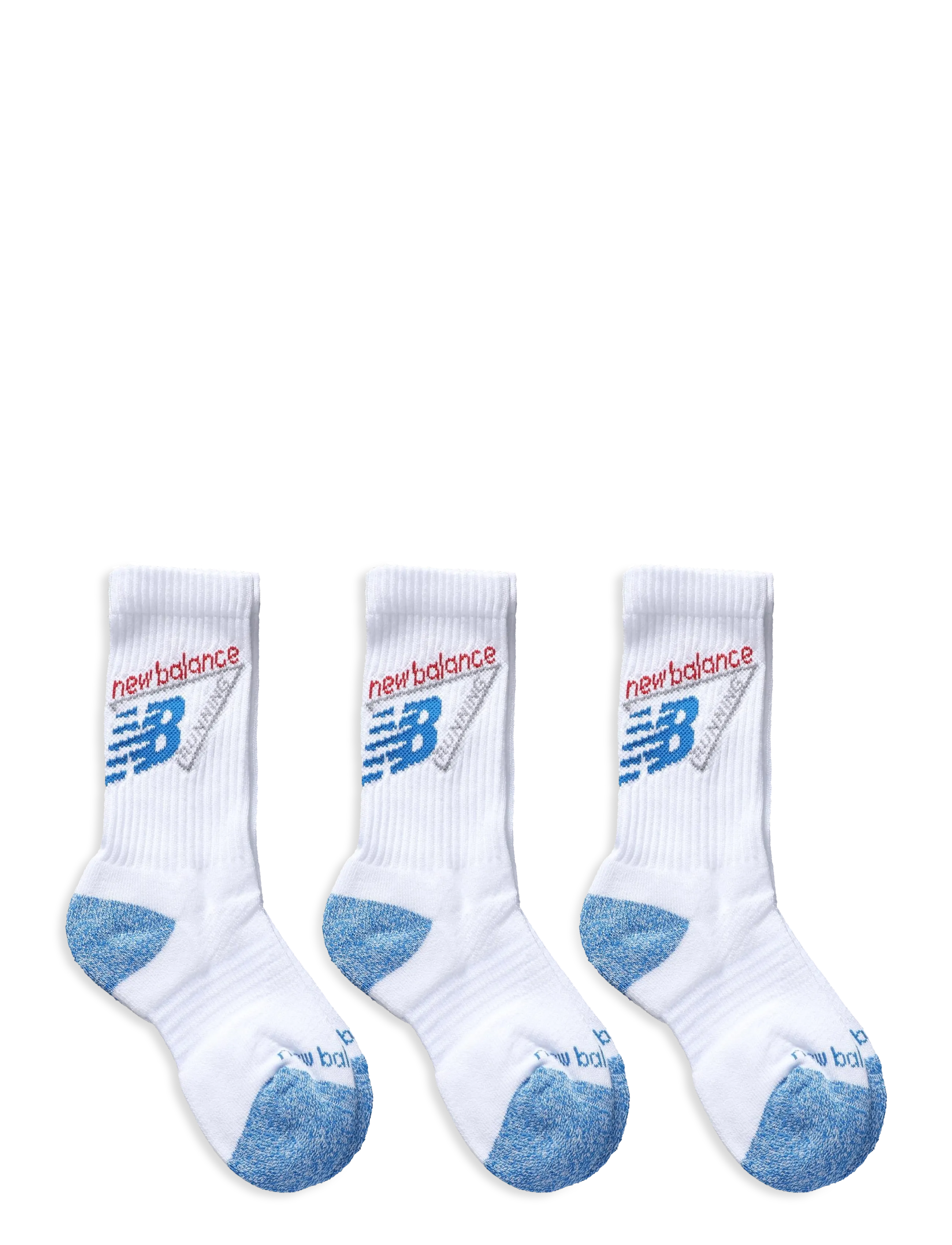 New Balance - Youth Lifestyle Graphic Crew 3 Pack - strumpor - assortment 4 - 1