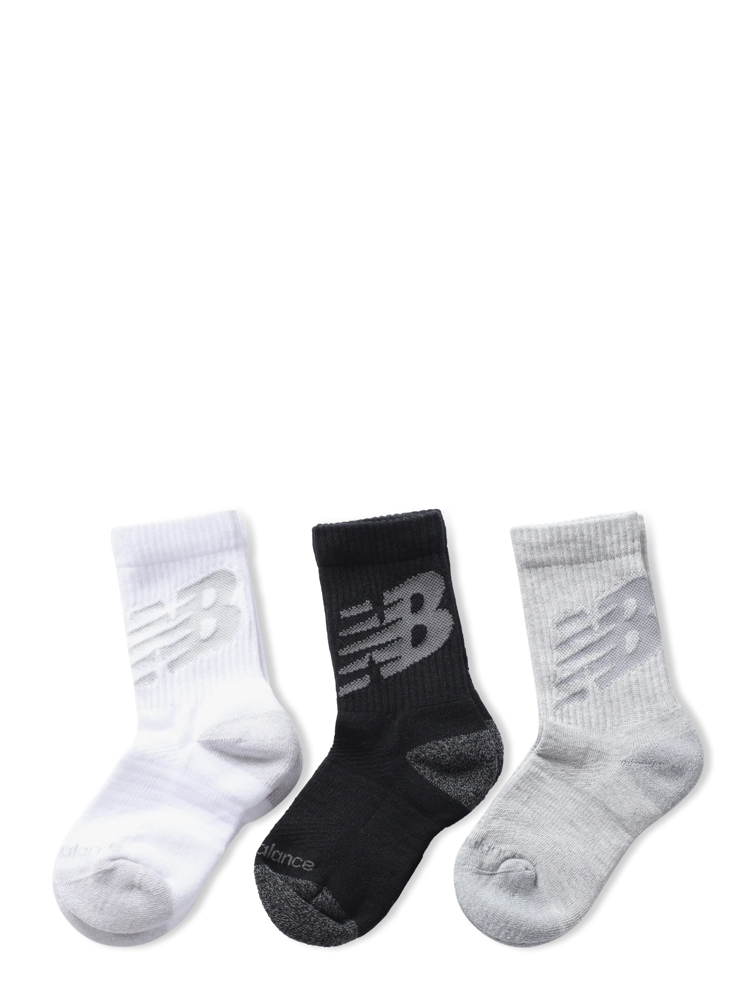 New Balance Youth Lifestyle Graphic Crew 3 Pack - Kläder - ASSORTMENT 5 / white