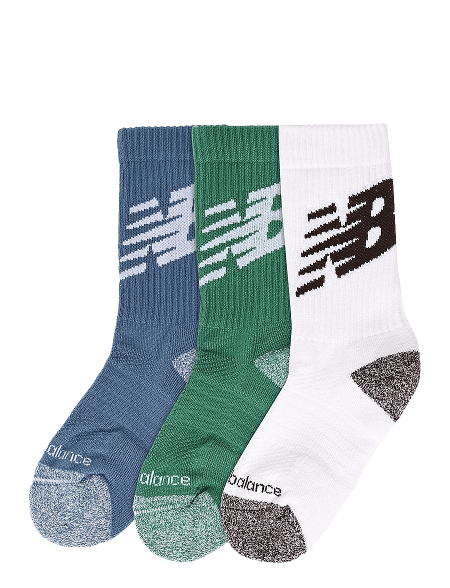 New Balance - Youth Lifestyle Graphic Crew 3 Pack - socks - assortment 6 - 0
