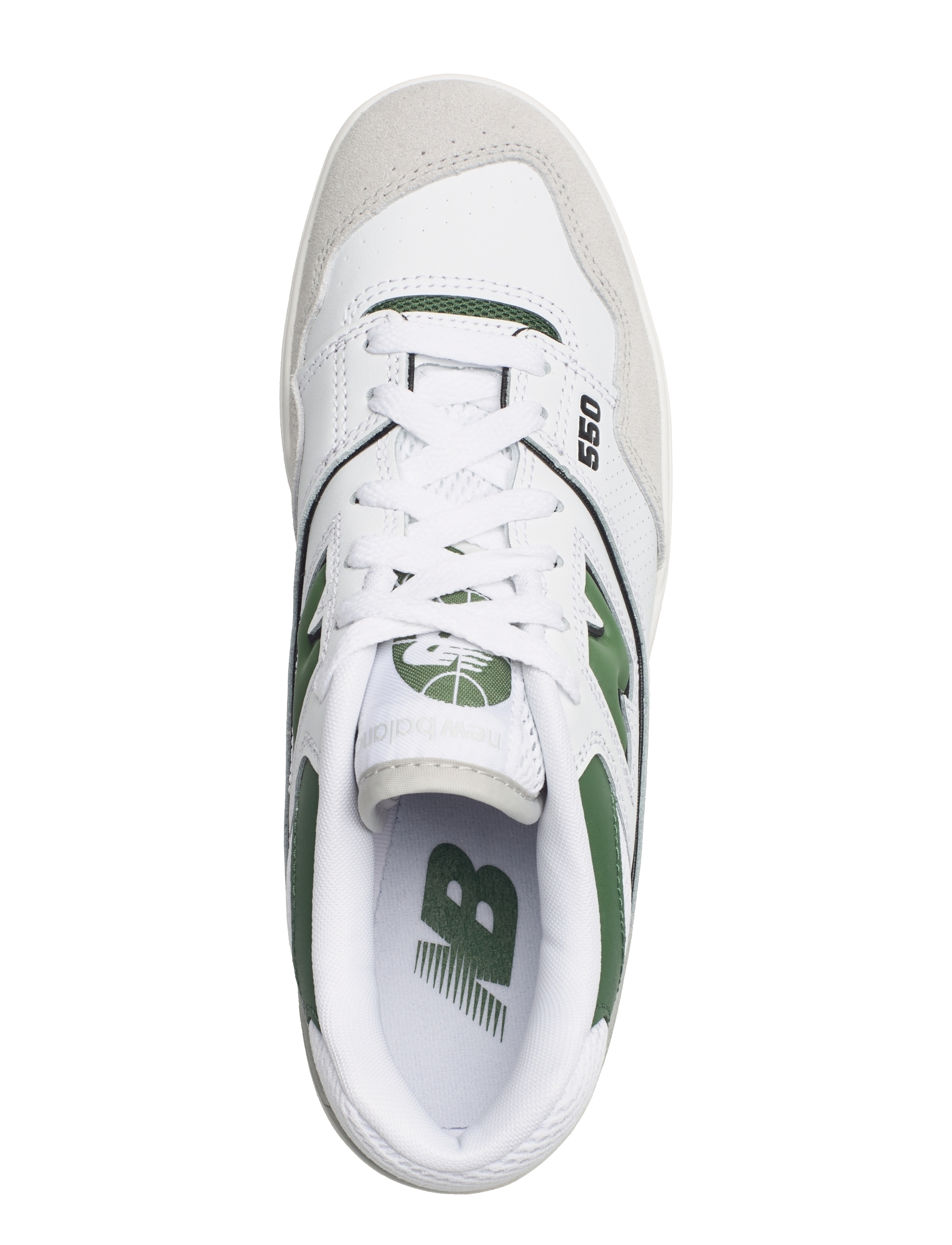 New Balance - New Balance BB550 - low top sneakers - white with nori - 3