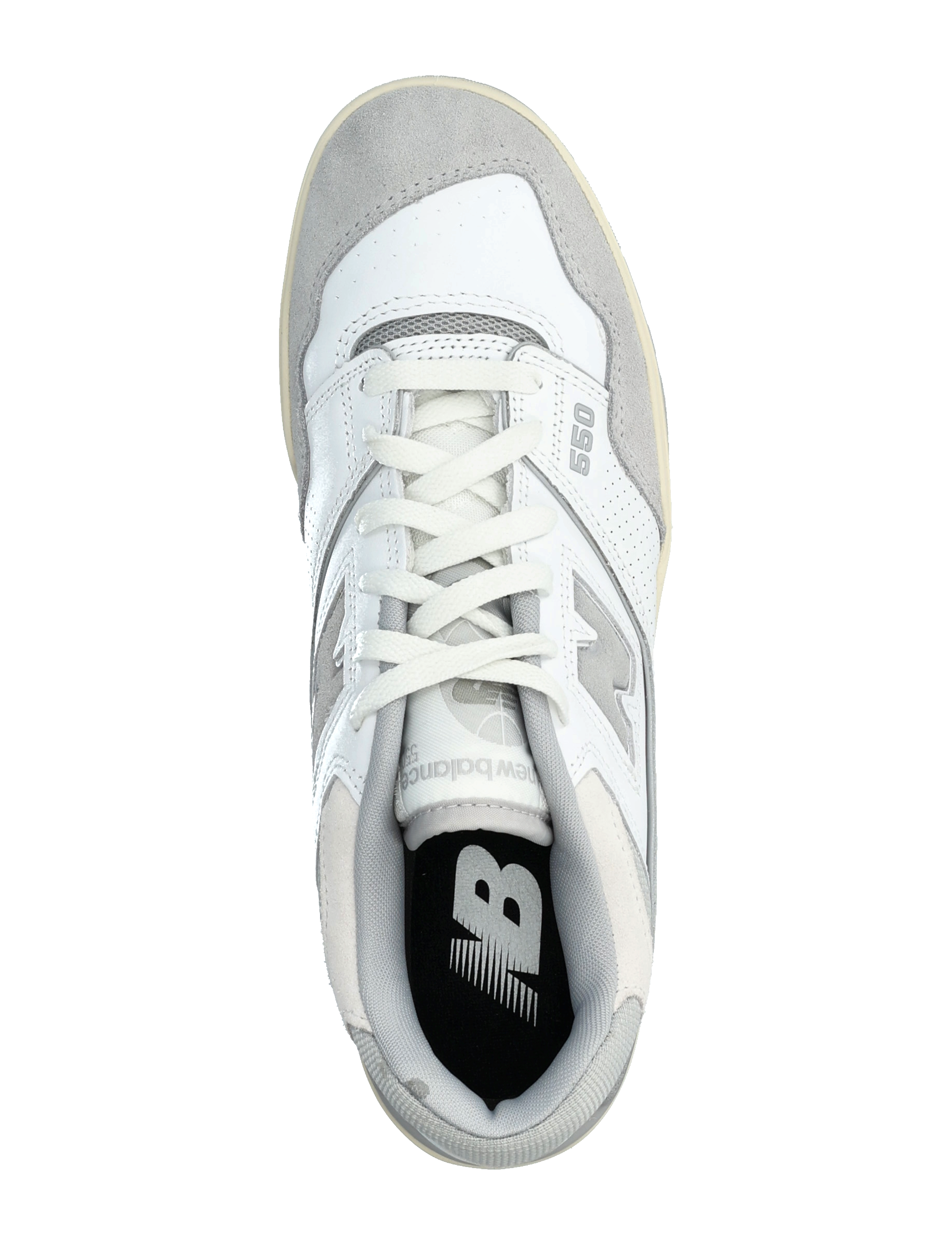 New Balance - New Balance BB550 - laag sneakers - white with raincloud - 3