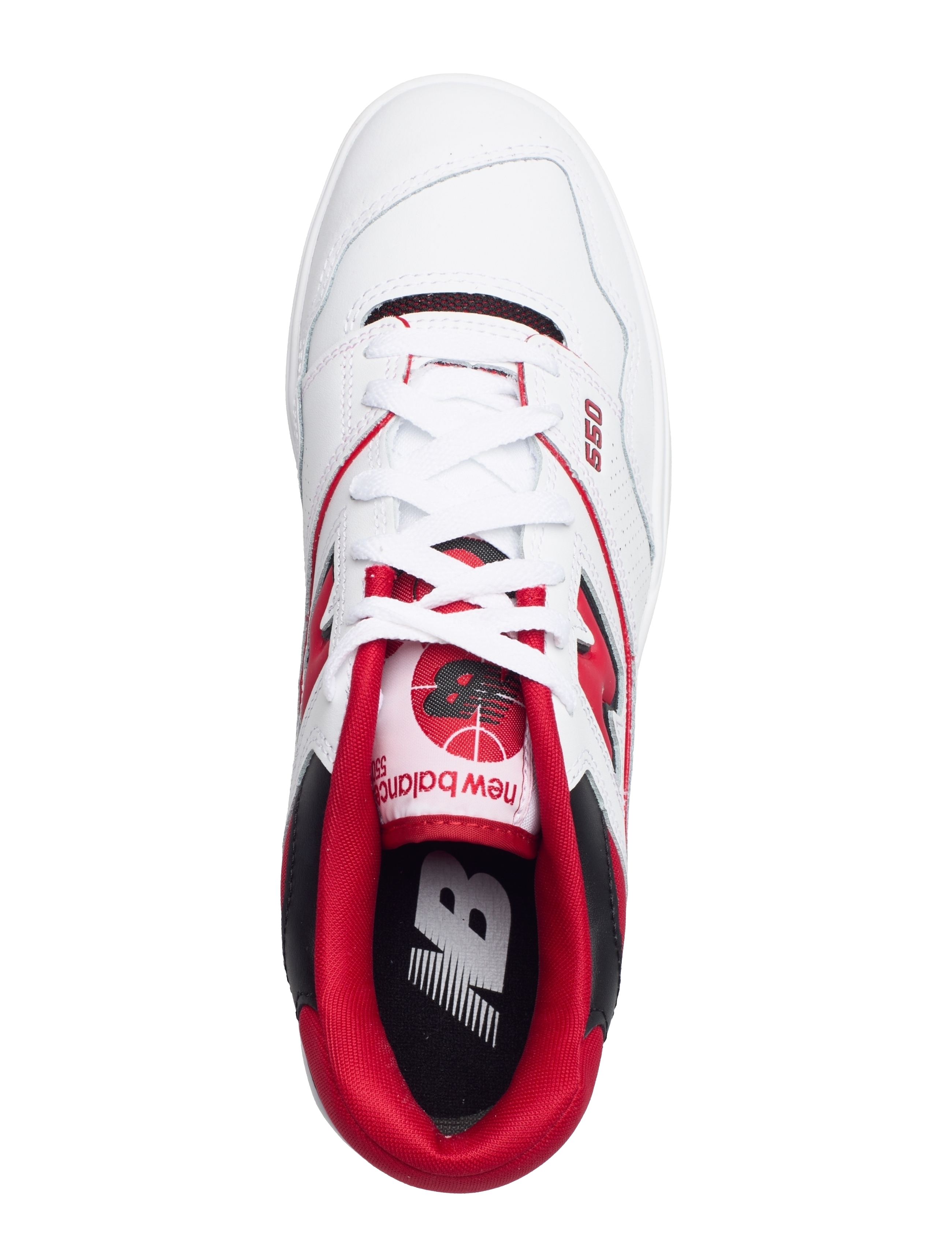 New Balance - New Balance 550 - høje sneakers - white/red - 4