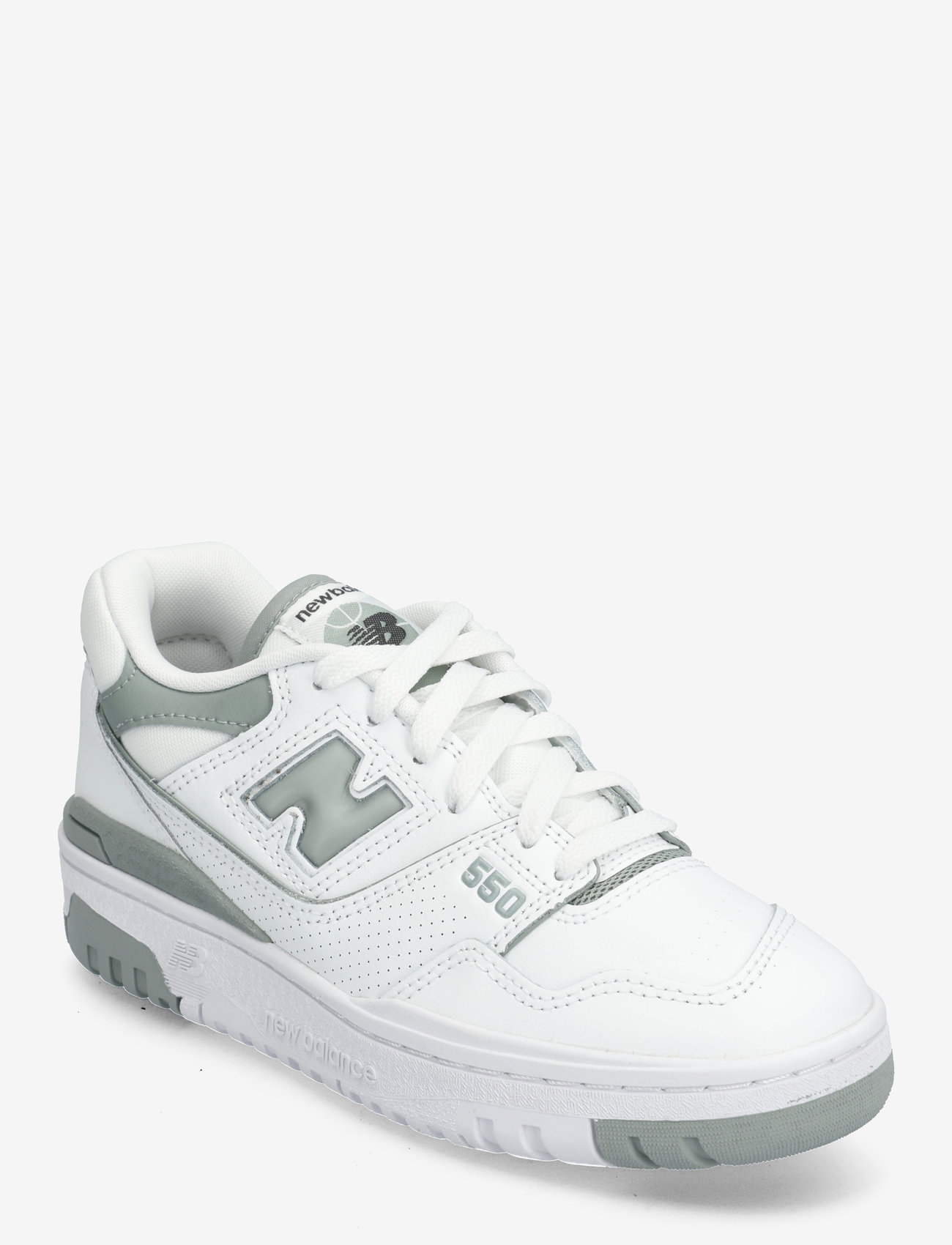 New Balance - New Balance BB550 - hohe sneaker - white with juniper - 0