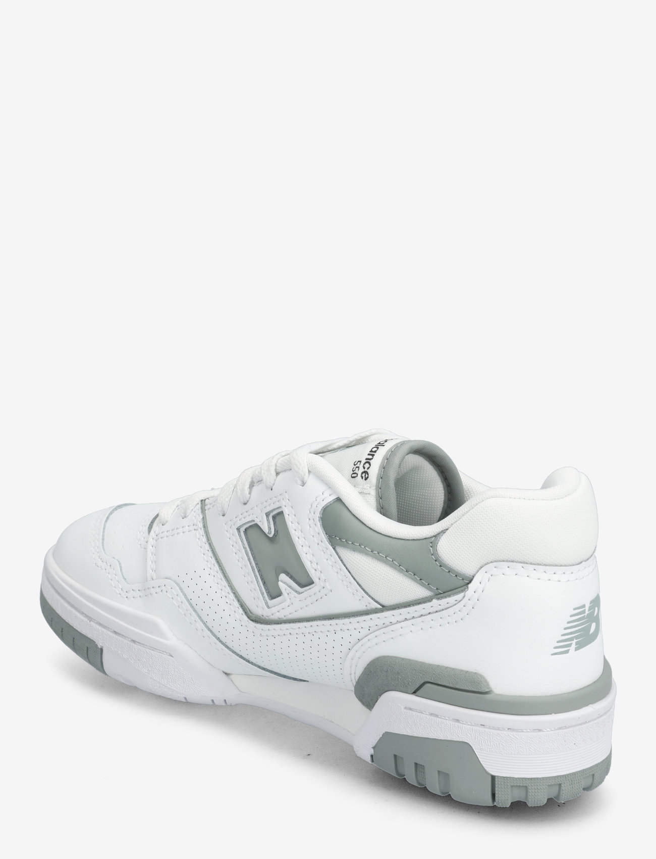 New Balance - New Balance BB550 - hohe sneaker - white with juniper - 2
