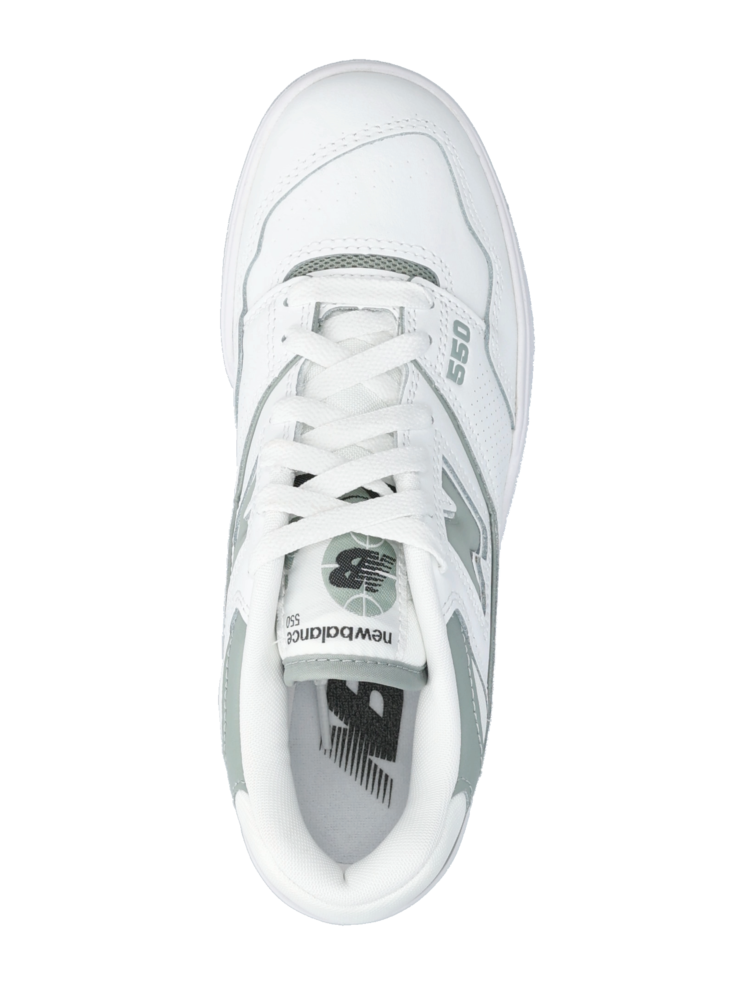 New Balance - New Balance BB550 - lave sneakers - white with juniper - 3