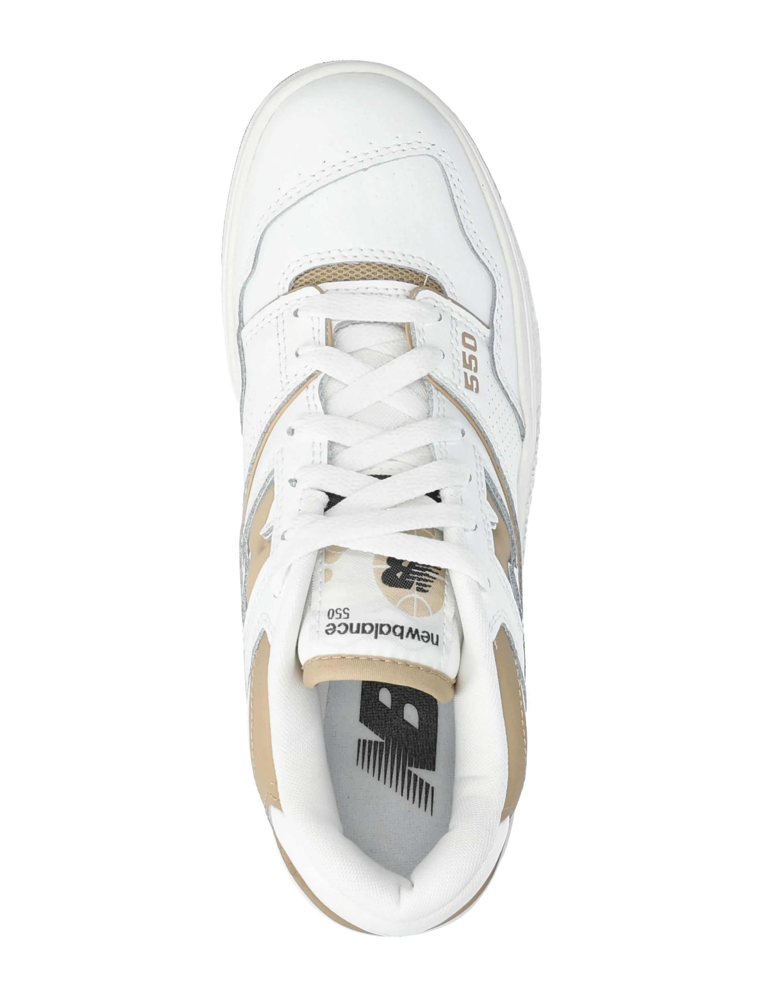 New Balance - New Balance BB550 - low top sneakers - white with incense - 3